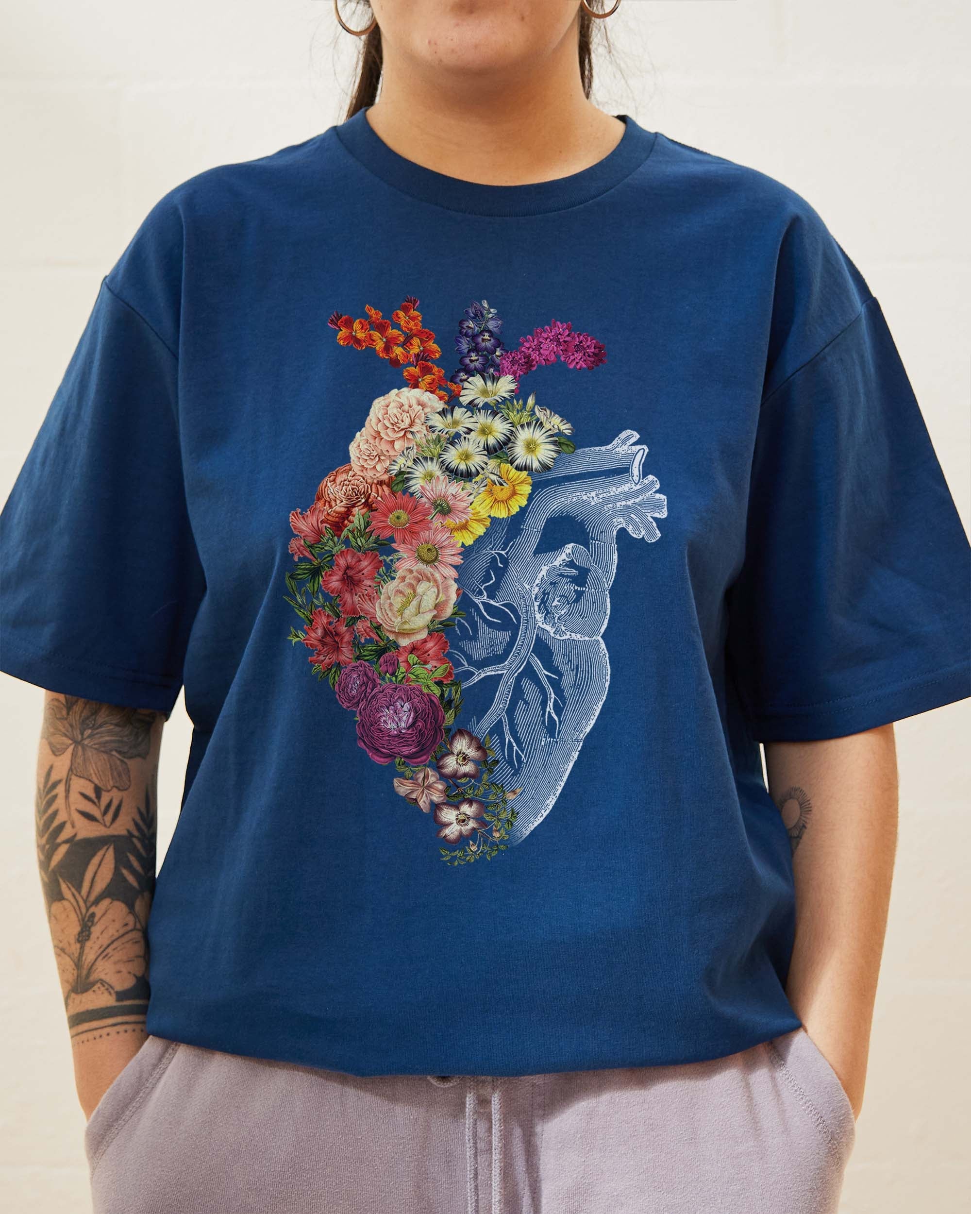 Flower Heart Spring T-Shirt Australia Online