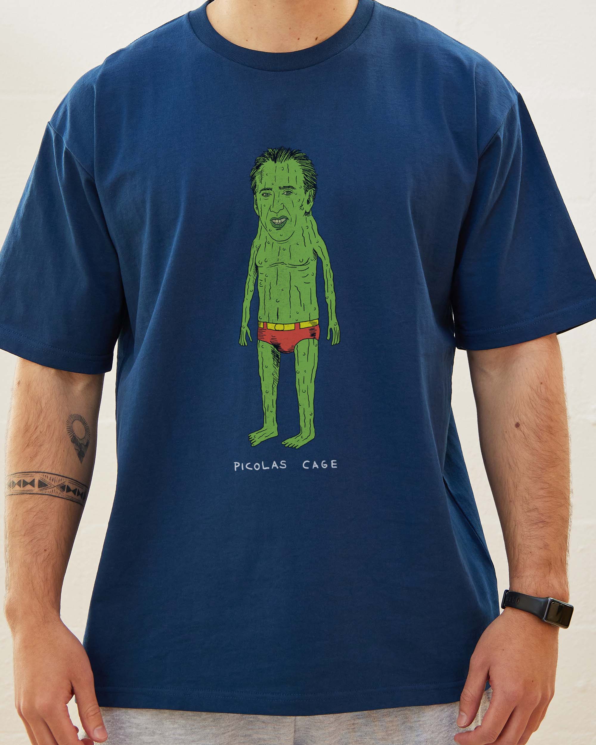 Picolas Cage T-Shirt Australia Online Navy