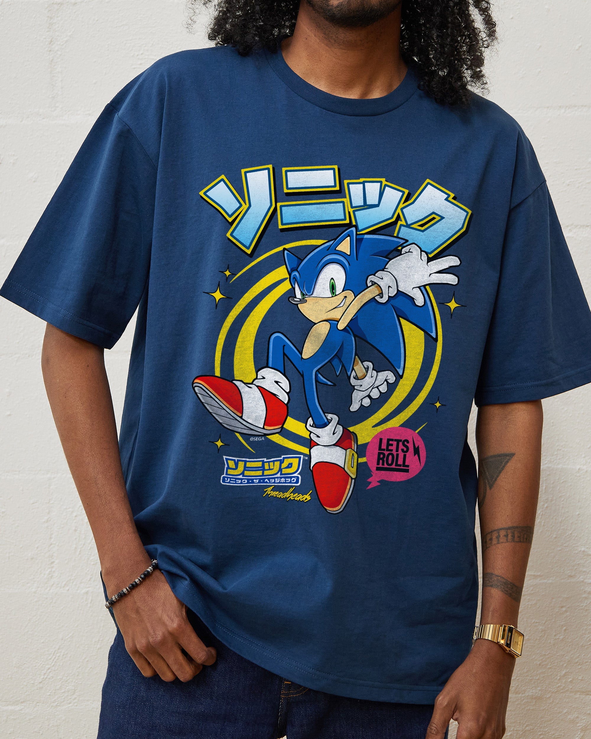 Sonic JP T-Shirt Australia Online Navy