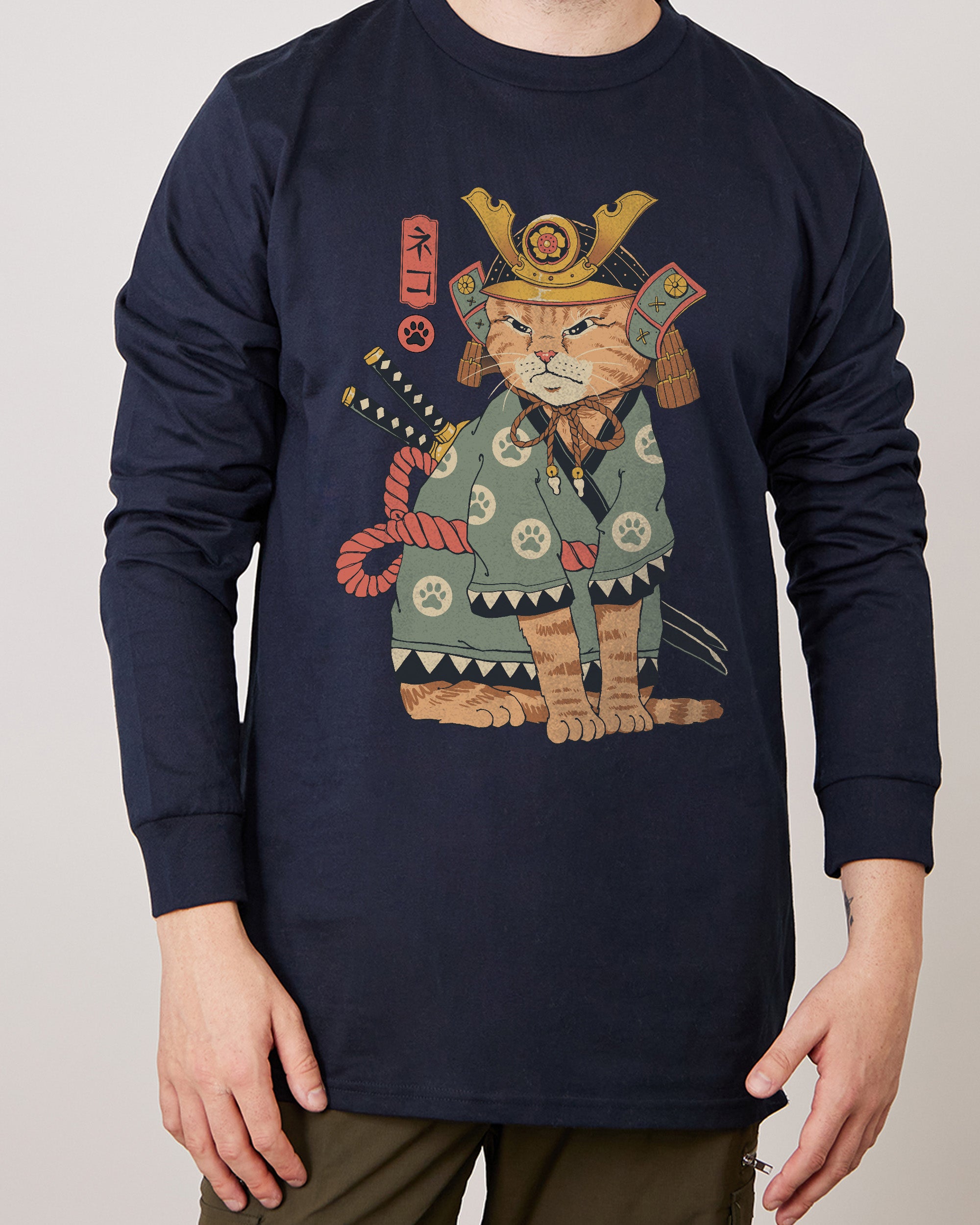 Neko Samurai Long Sleeve
