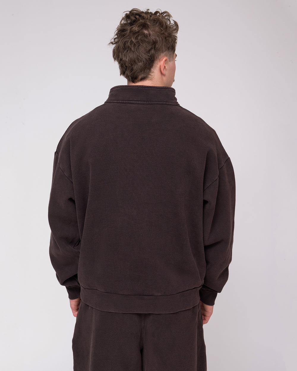 Out of Order Quarter Zip #colour_henna