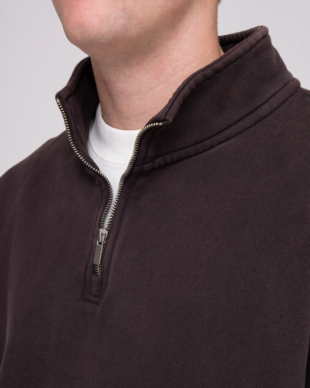 Out of Order Quarter Zip #colour_henna