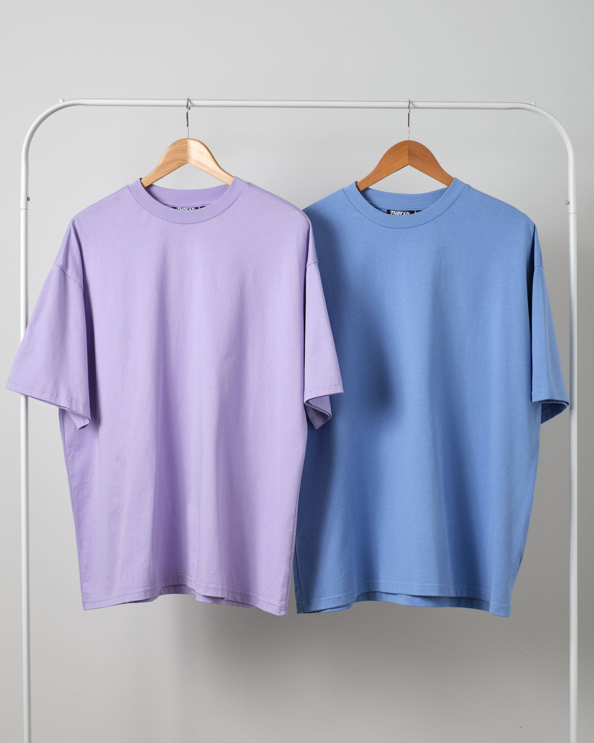 Oversized Tee 2 Pack: Powder Blue, Lilac | Threadheads Australia