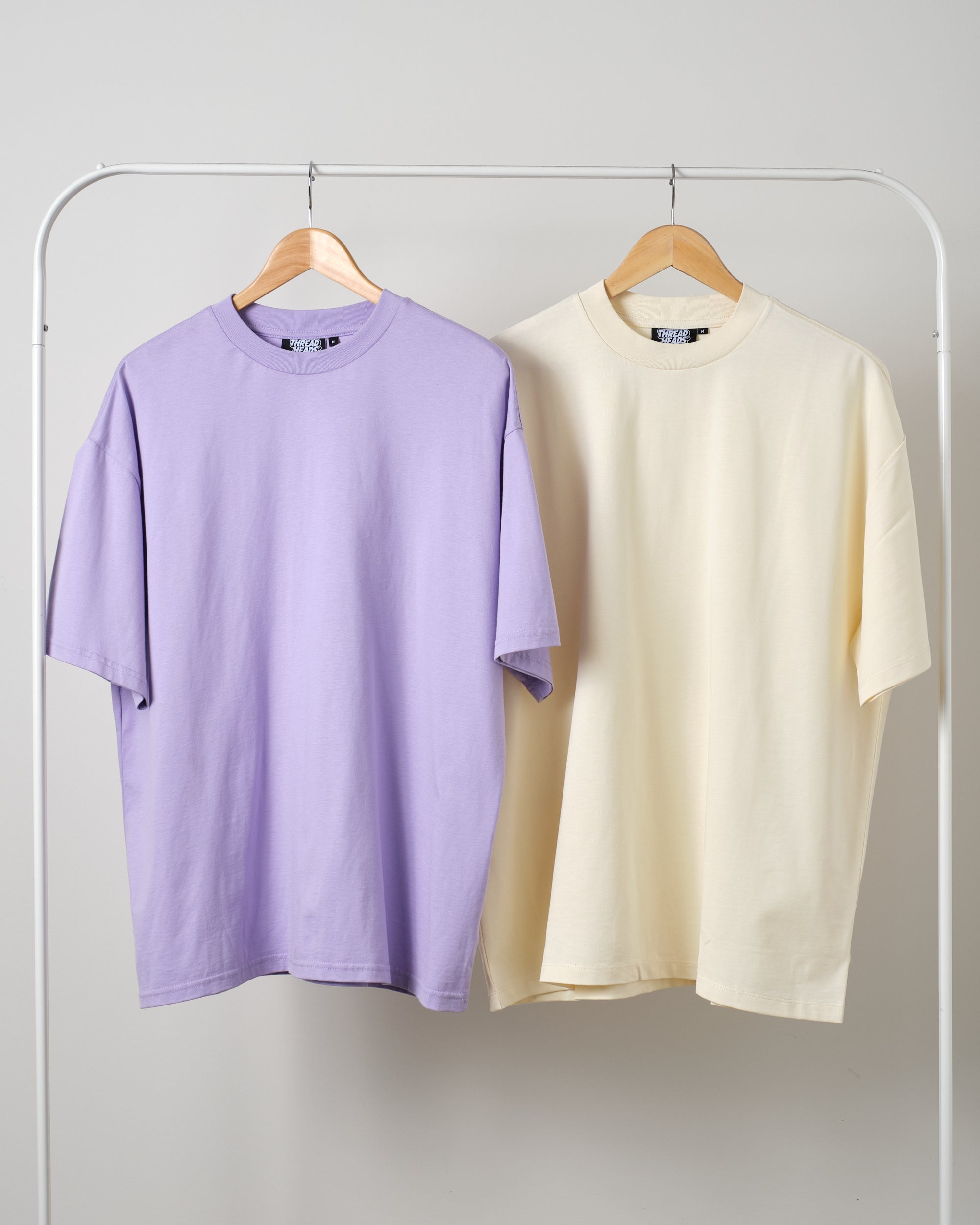 Oversized Tee 2 Pack: Lilac, Natural