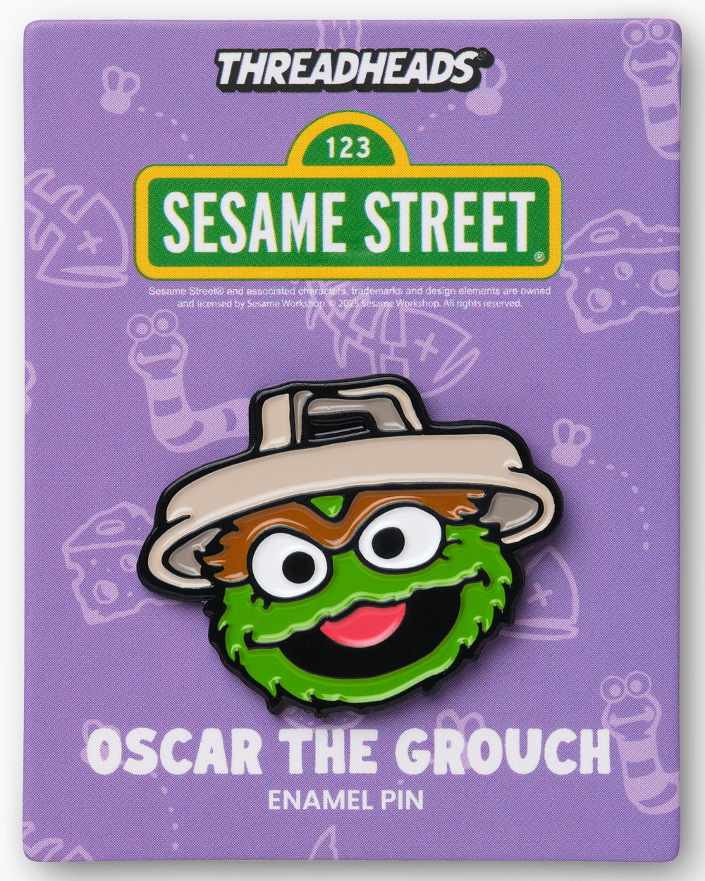 Oscar Face Enamel Pin | Threadheads Exclusive