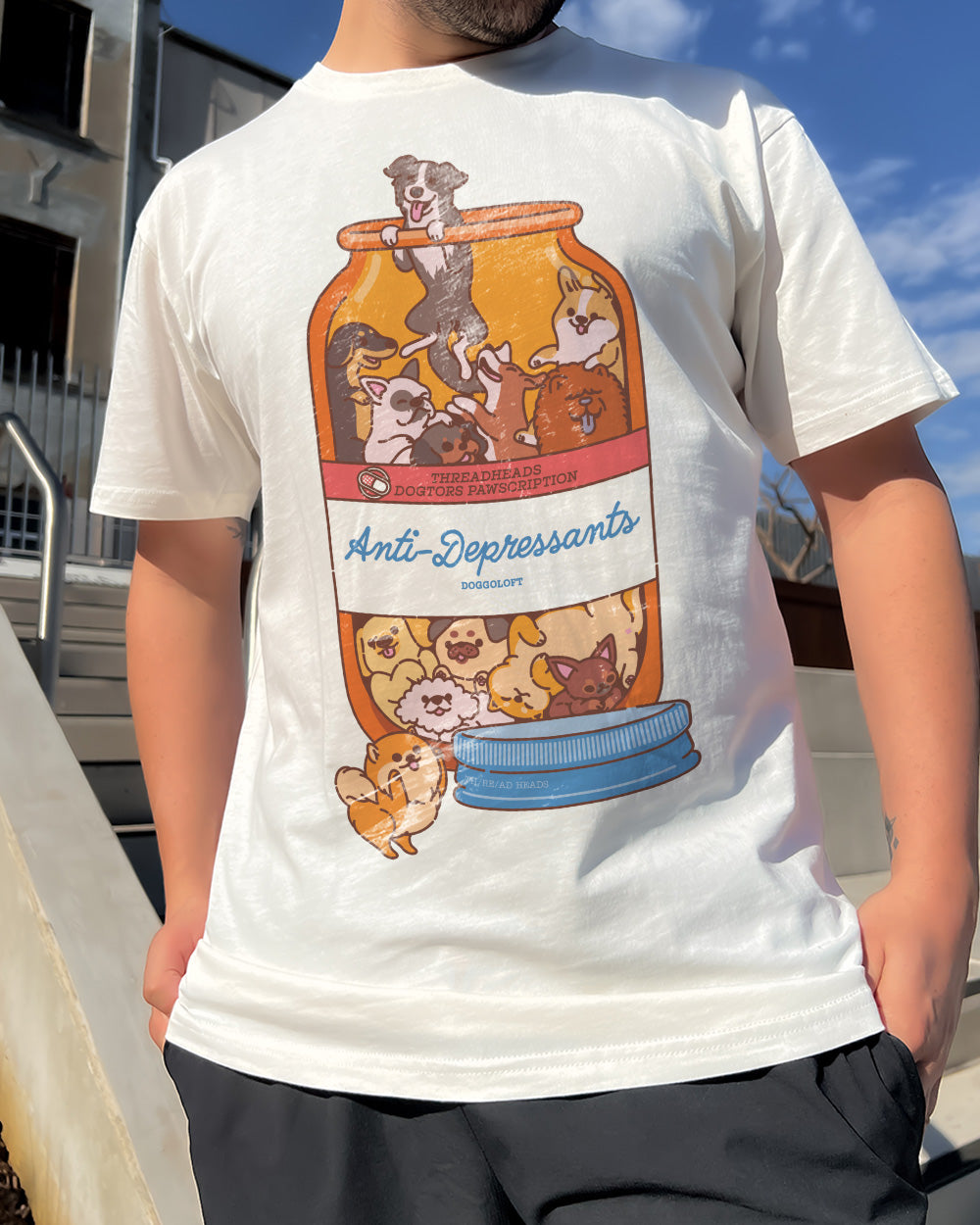Anti-Depressants Dog Edition T-Shirt Australia Online