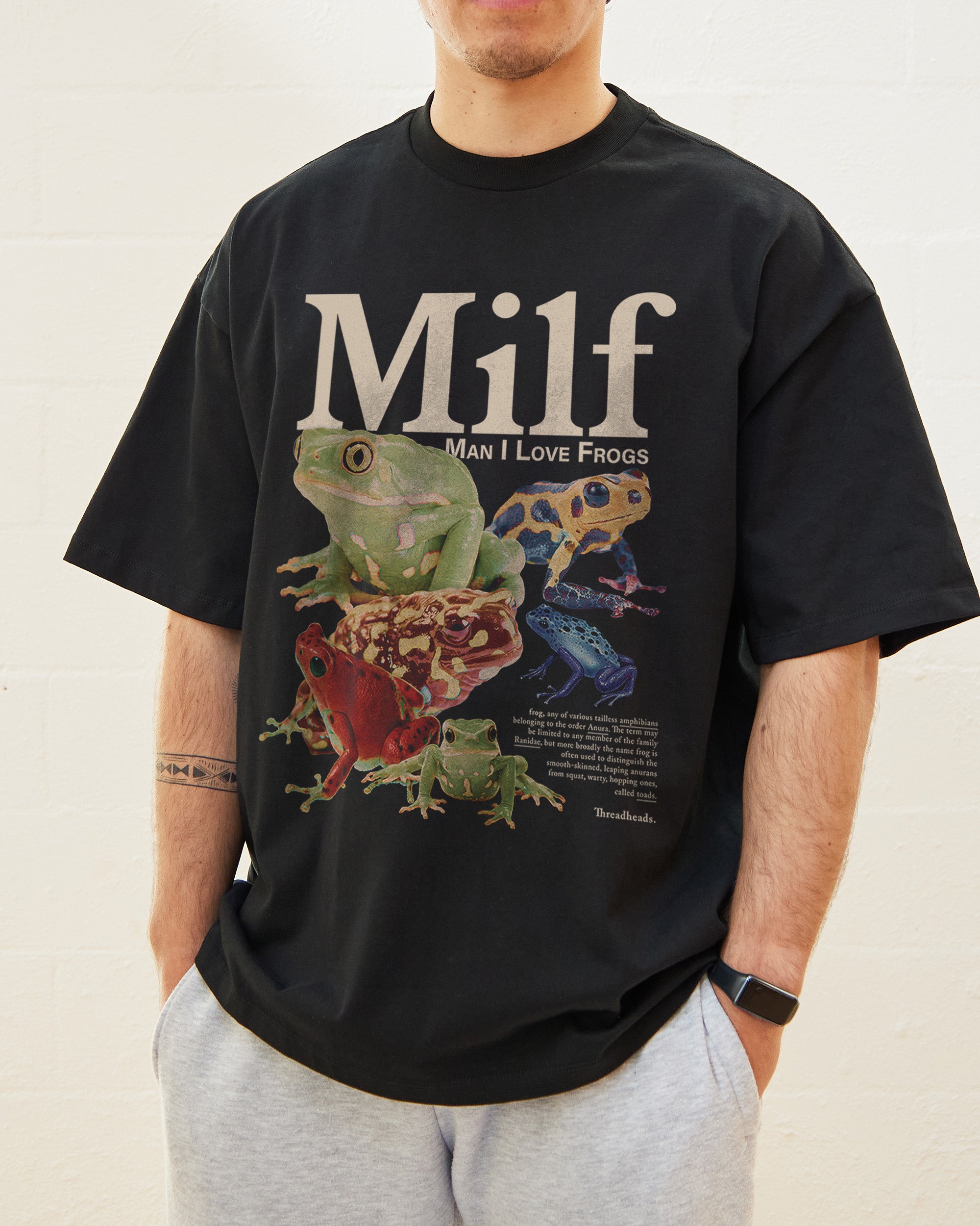 Man I Love Frogs Oversized Tee Australia Online