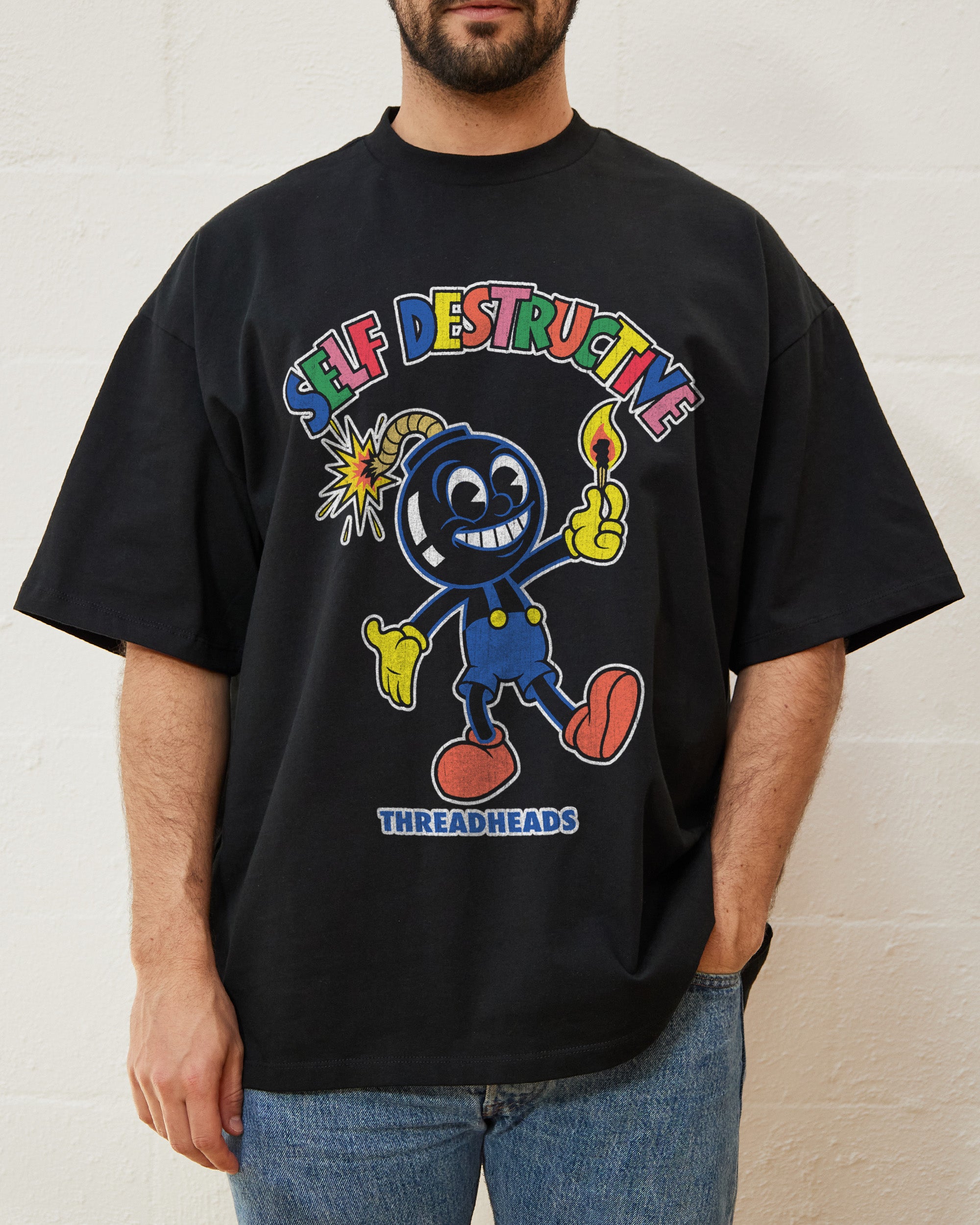 Self Destructive Oversized Tee Australia Online