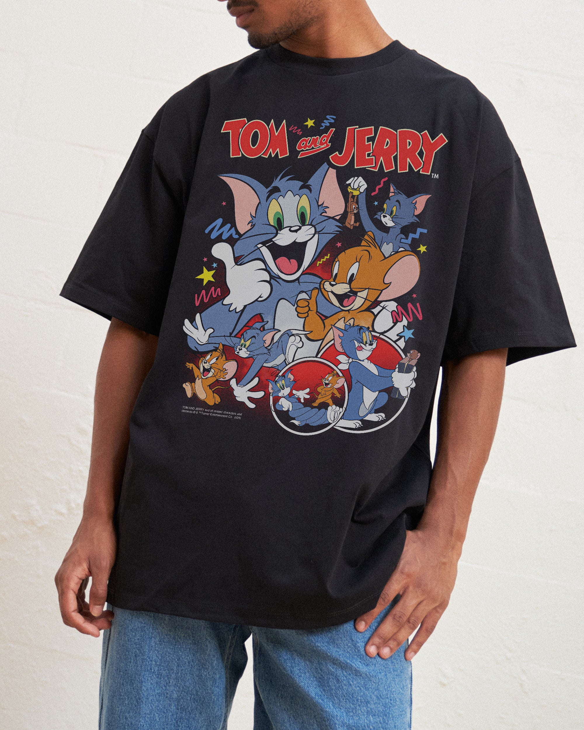 Tom and Jerry Vintage Oversized Tee Australia Online