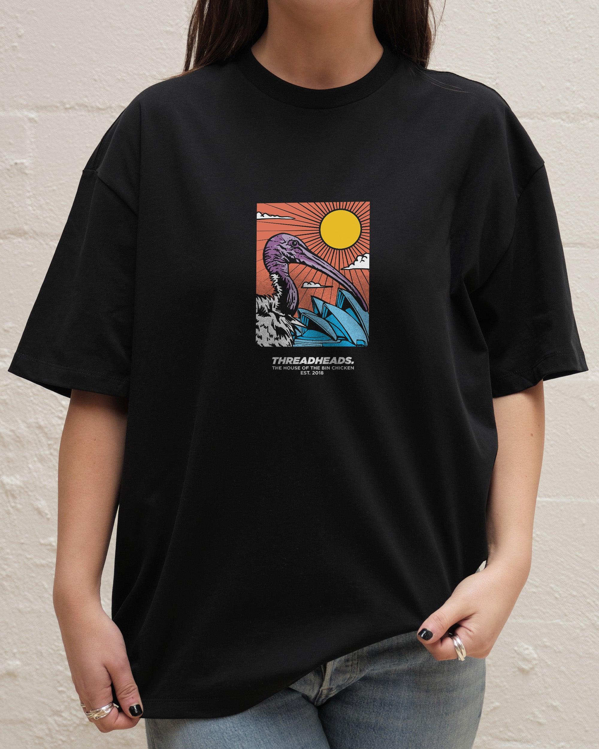 The House Of The Bin Chicken Oversized Tee Australia Online