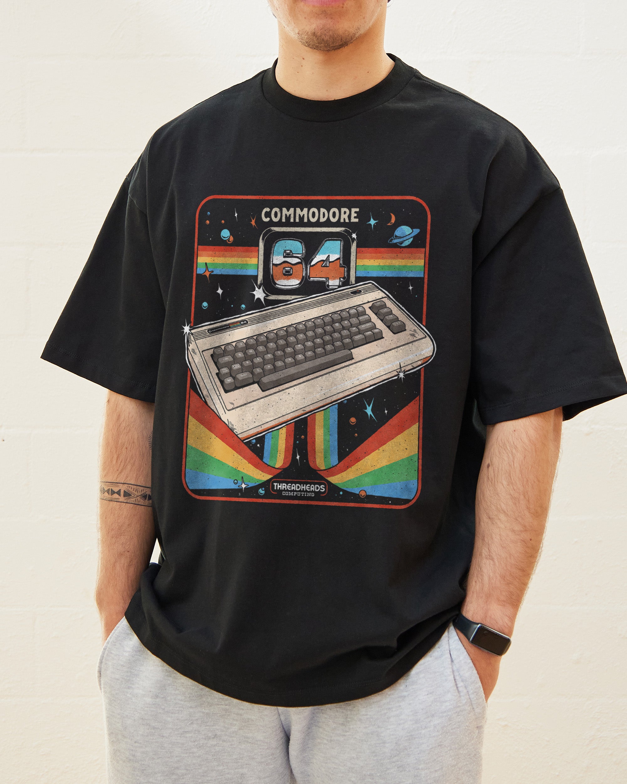 Commodore 64 Advanced Home Computer Oversized Tee Australia Online