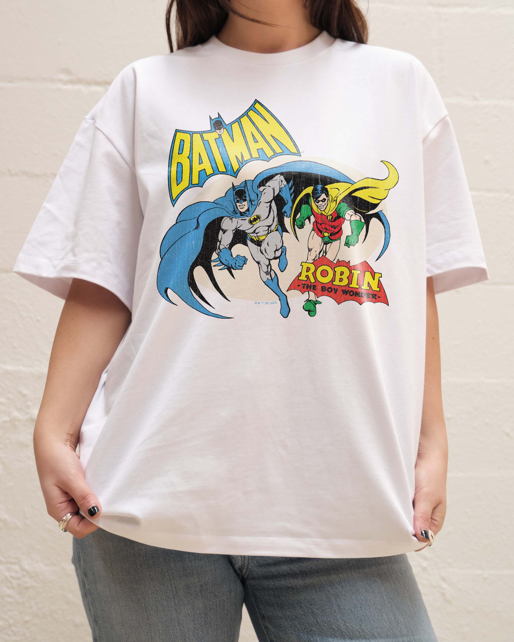 Batman and  Robin The Boy Wonder Oversized Tee