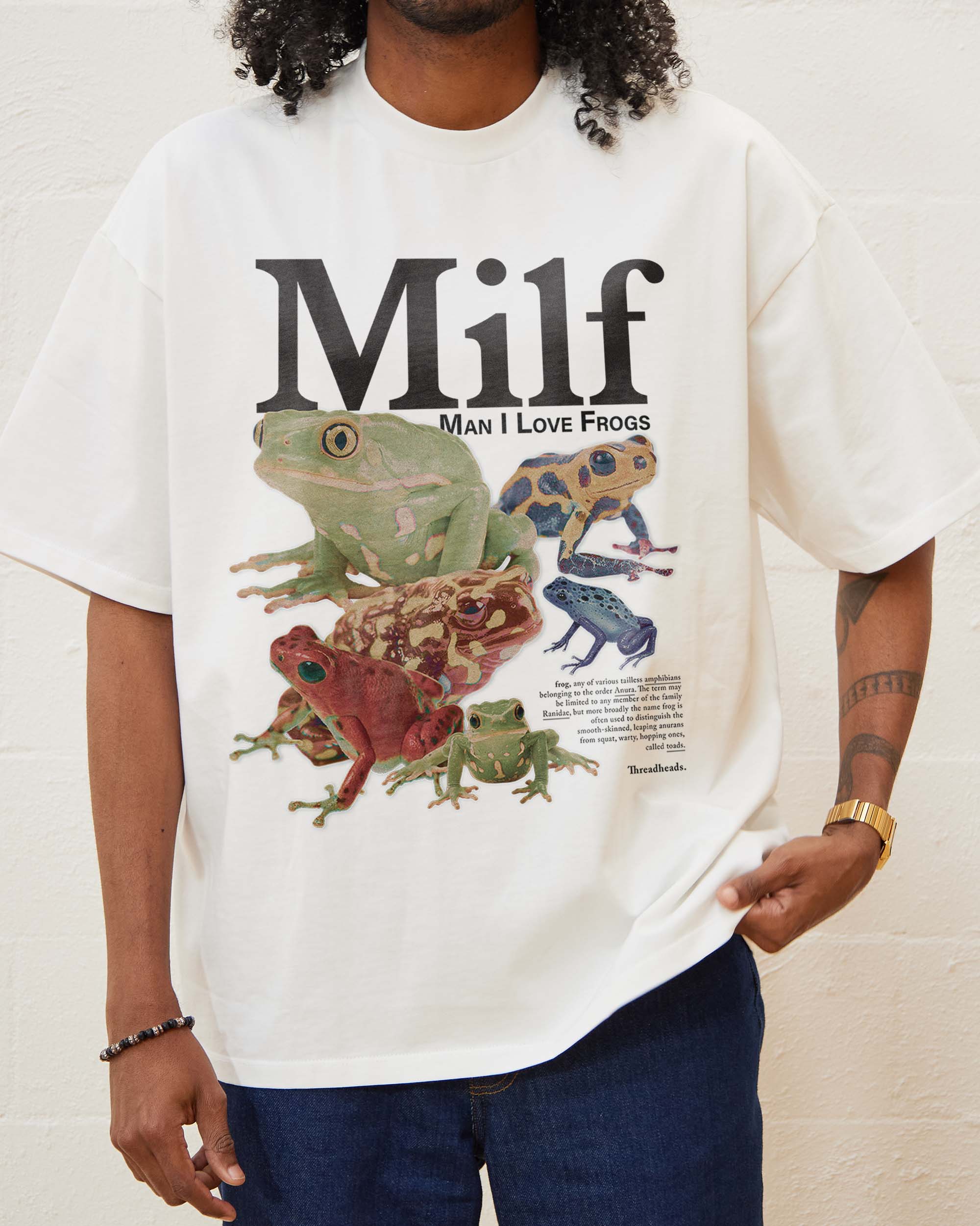 Man I Love Frogs Oversized Tee Australia Online
