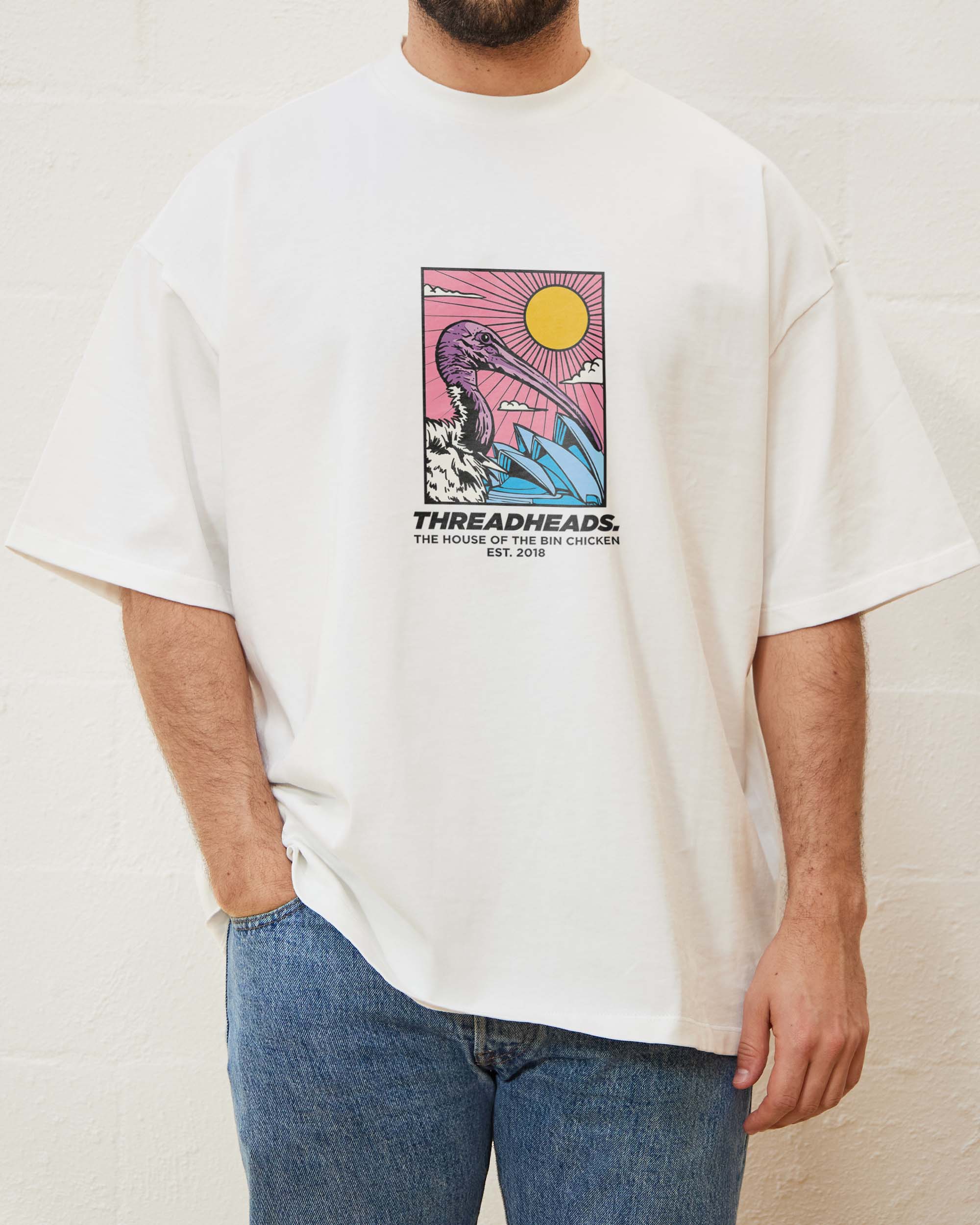 The House Of The Bin Chicken Oversized Tee Australia Online