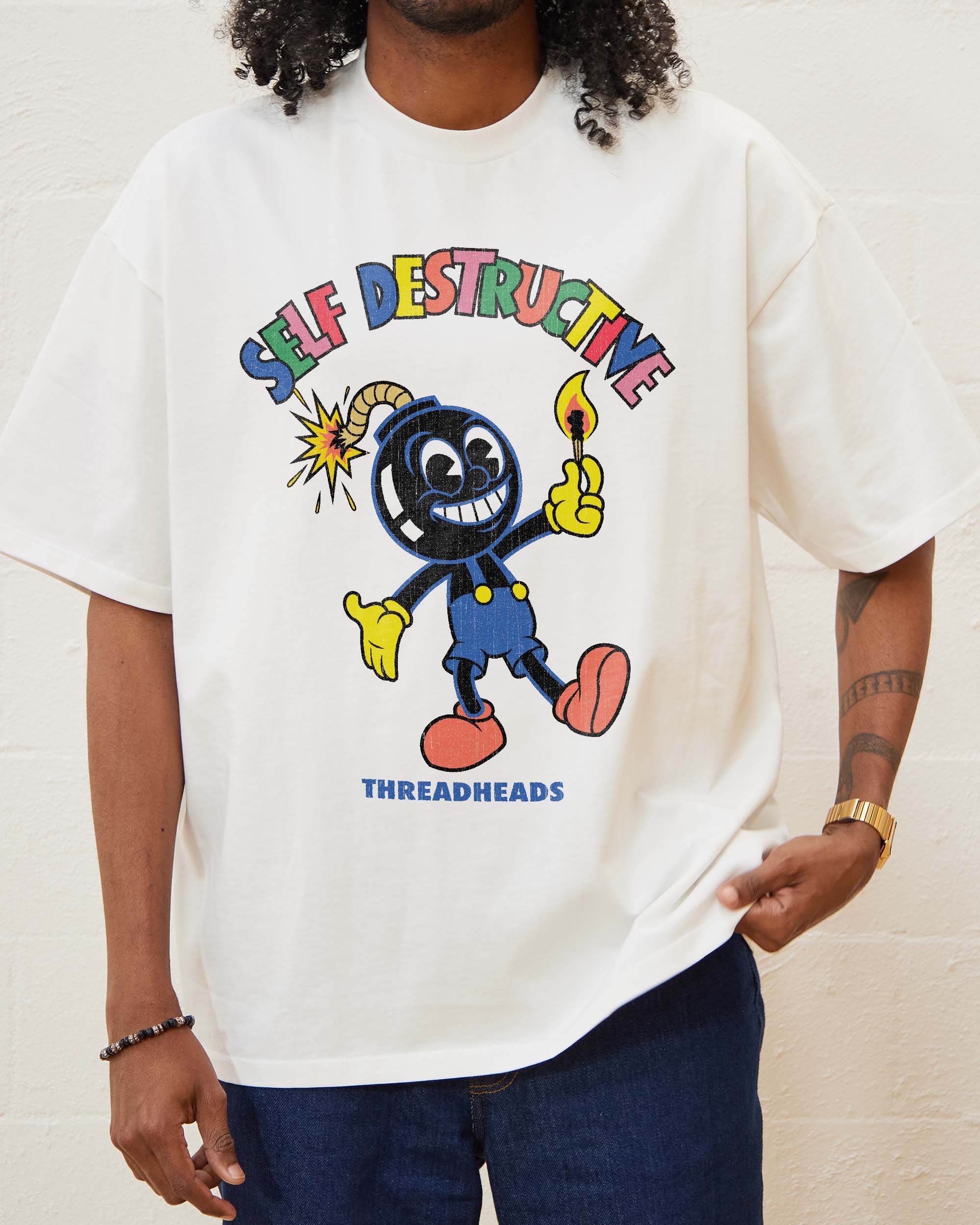 Self Destructive Oversized Tee Australia Online