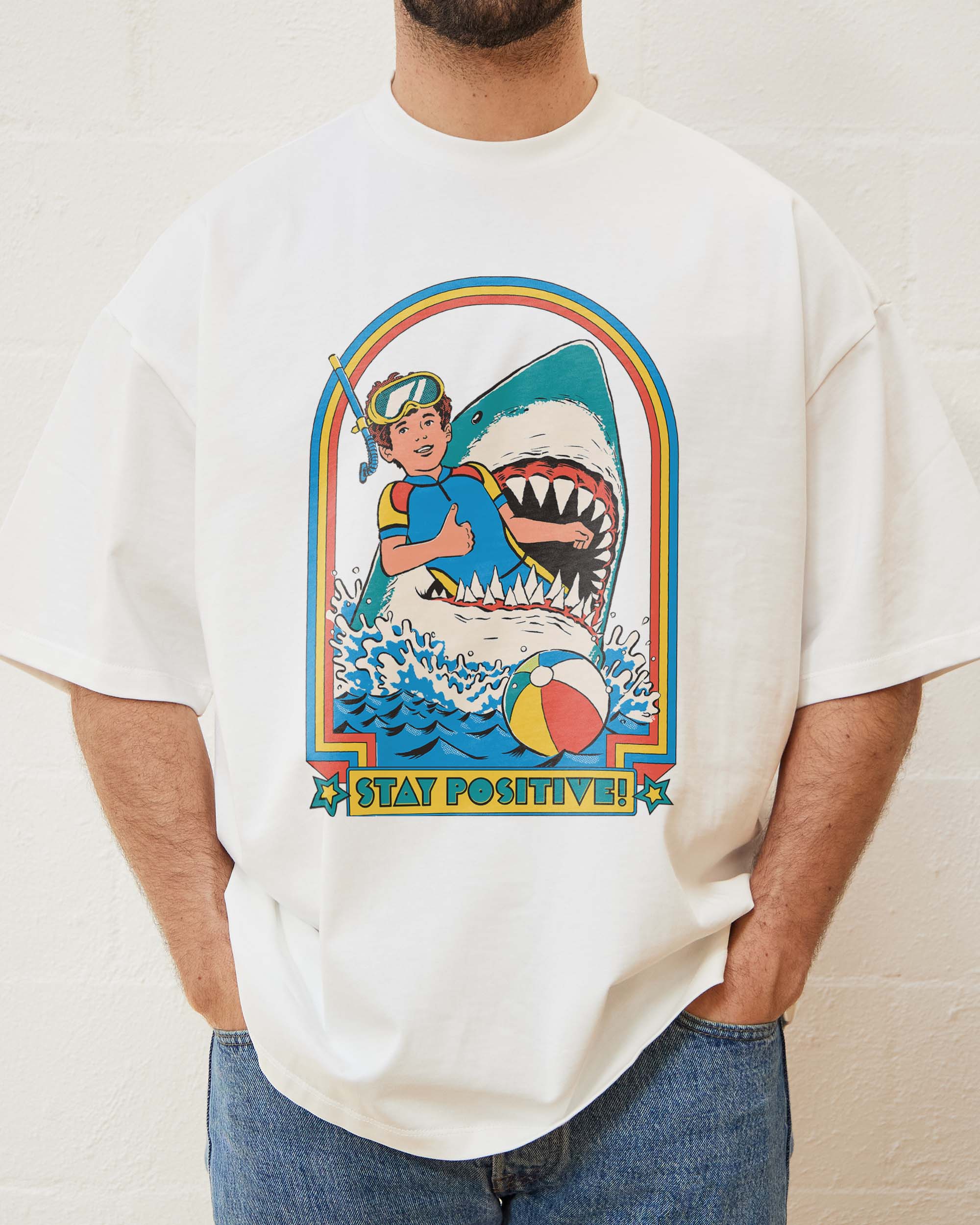 Stay Positive Oversized Tee Australia Online