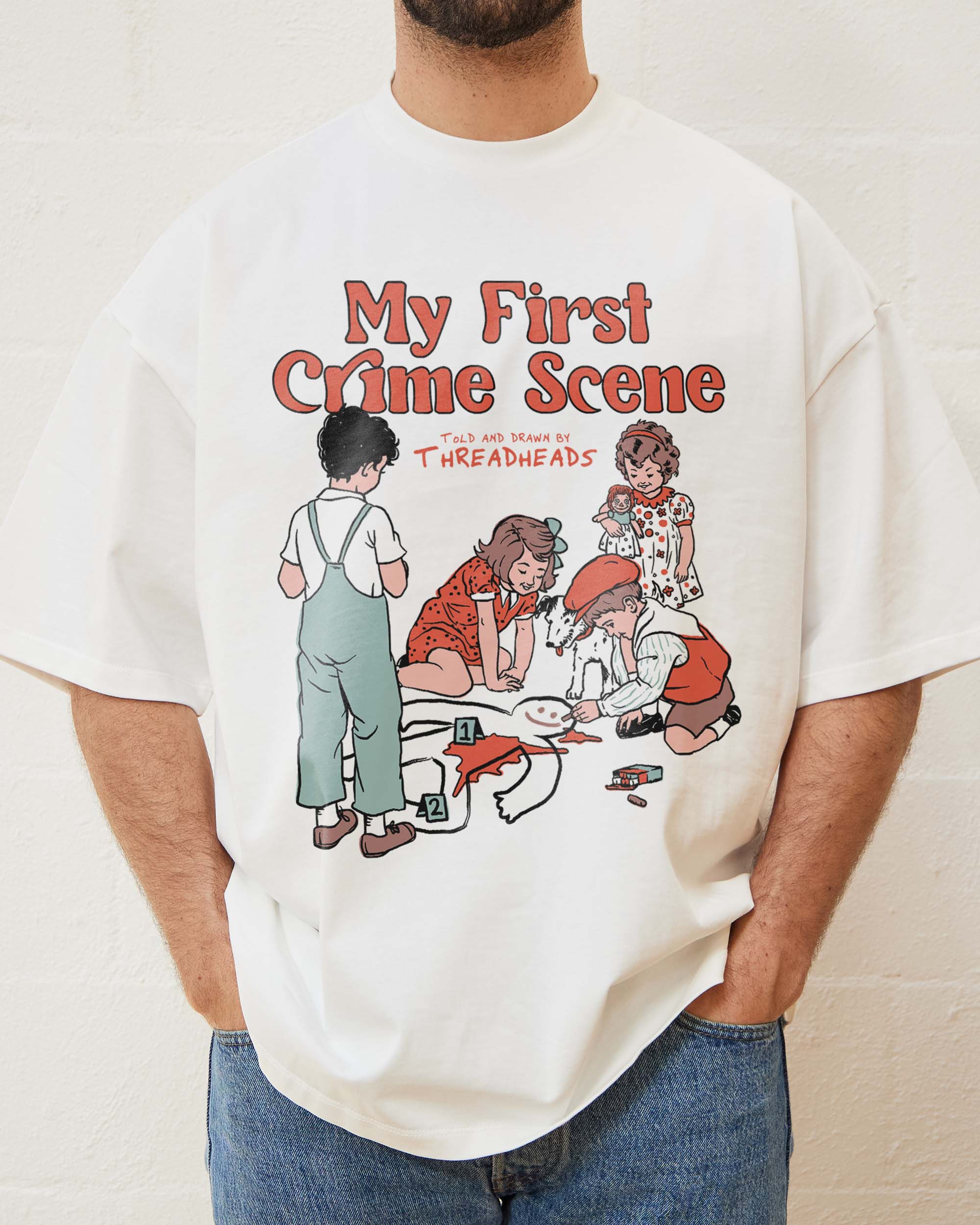 My First Crime Scene Oversized Tee Australia Online