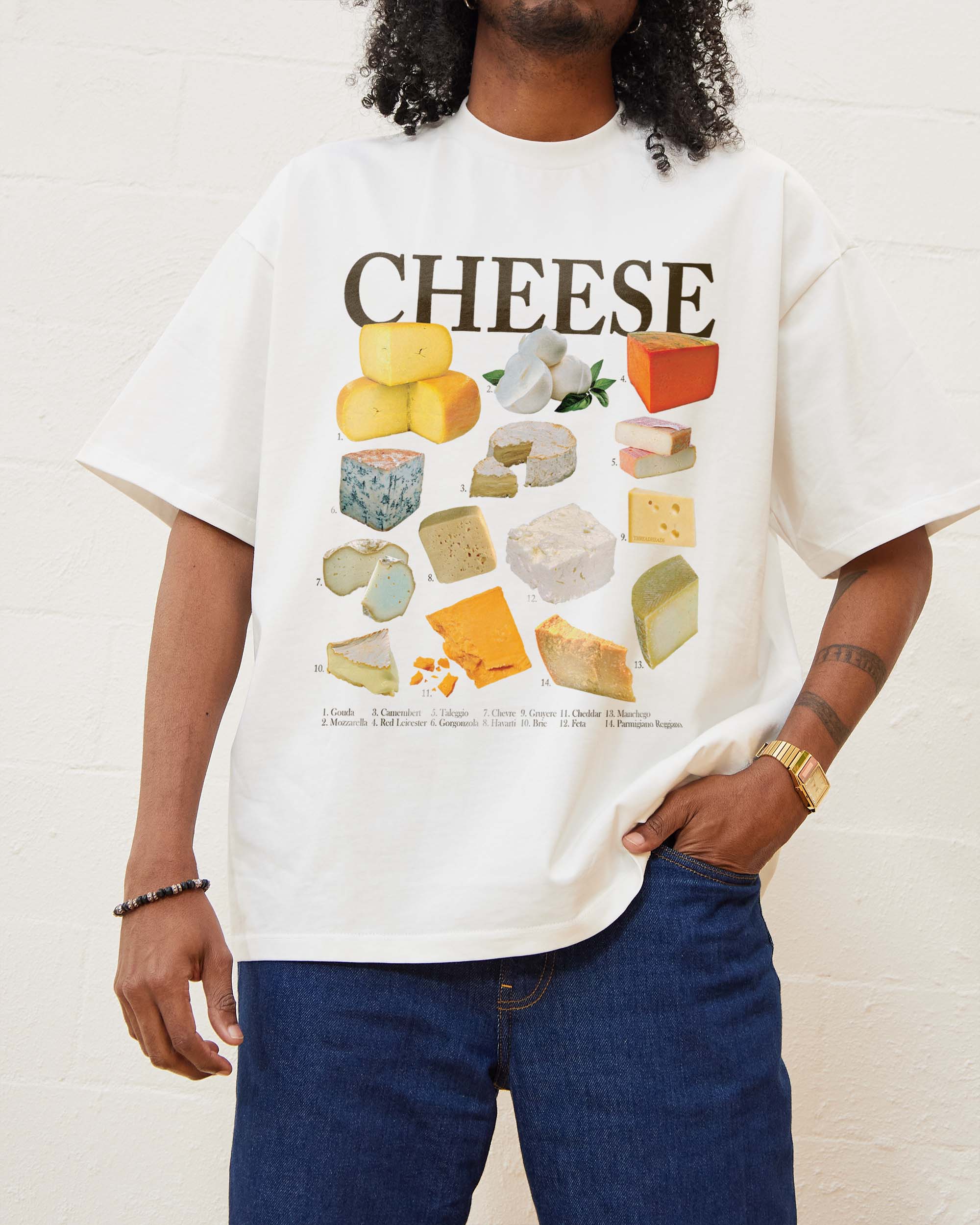 Cheese Homage Oversized Tee