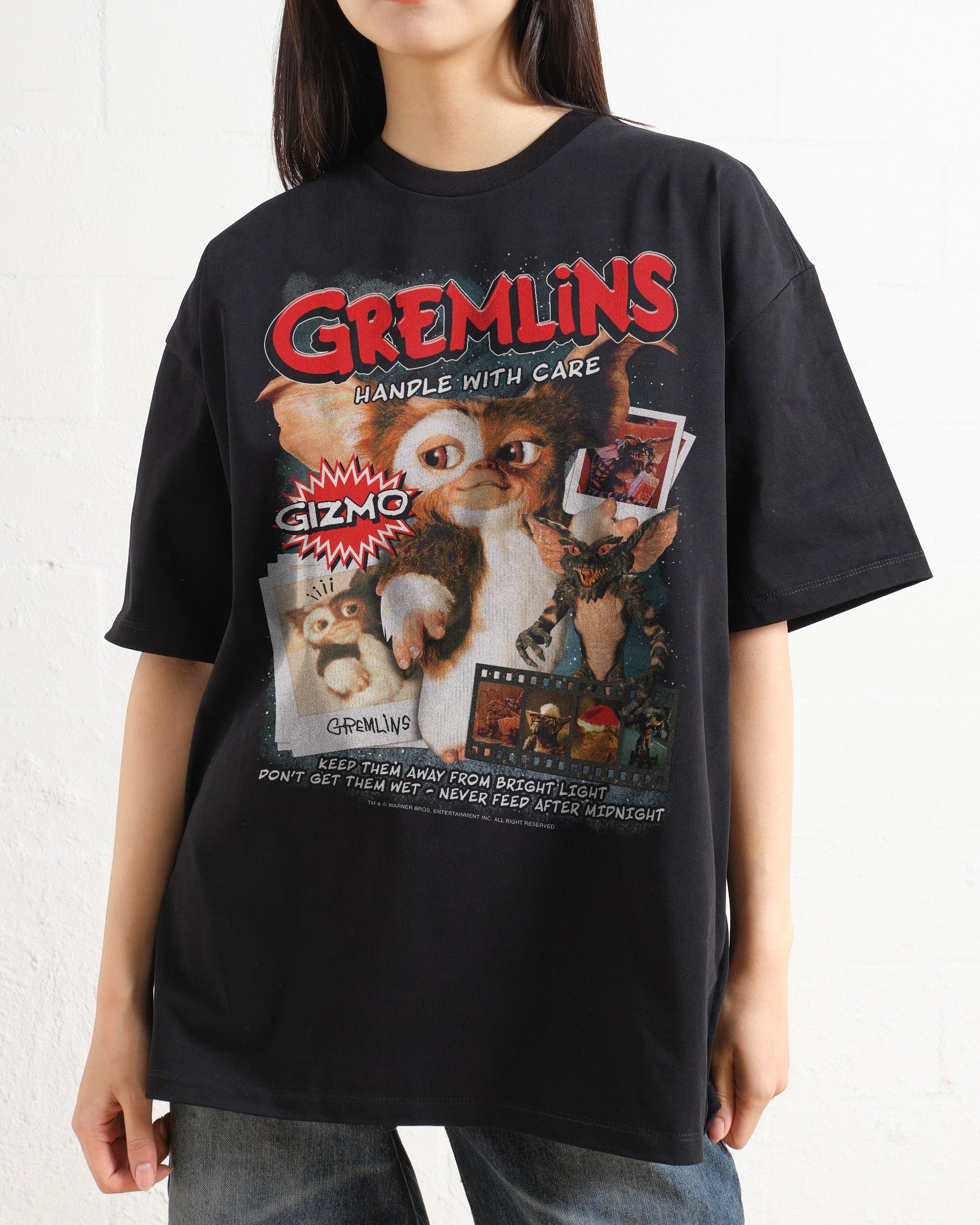 Gremlins Oversized Tee Australia Online Black