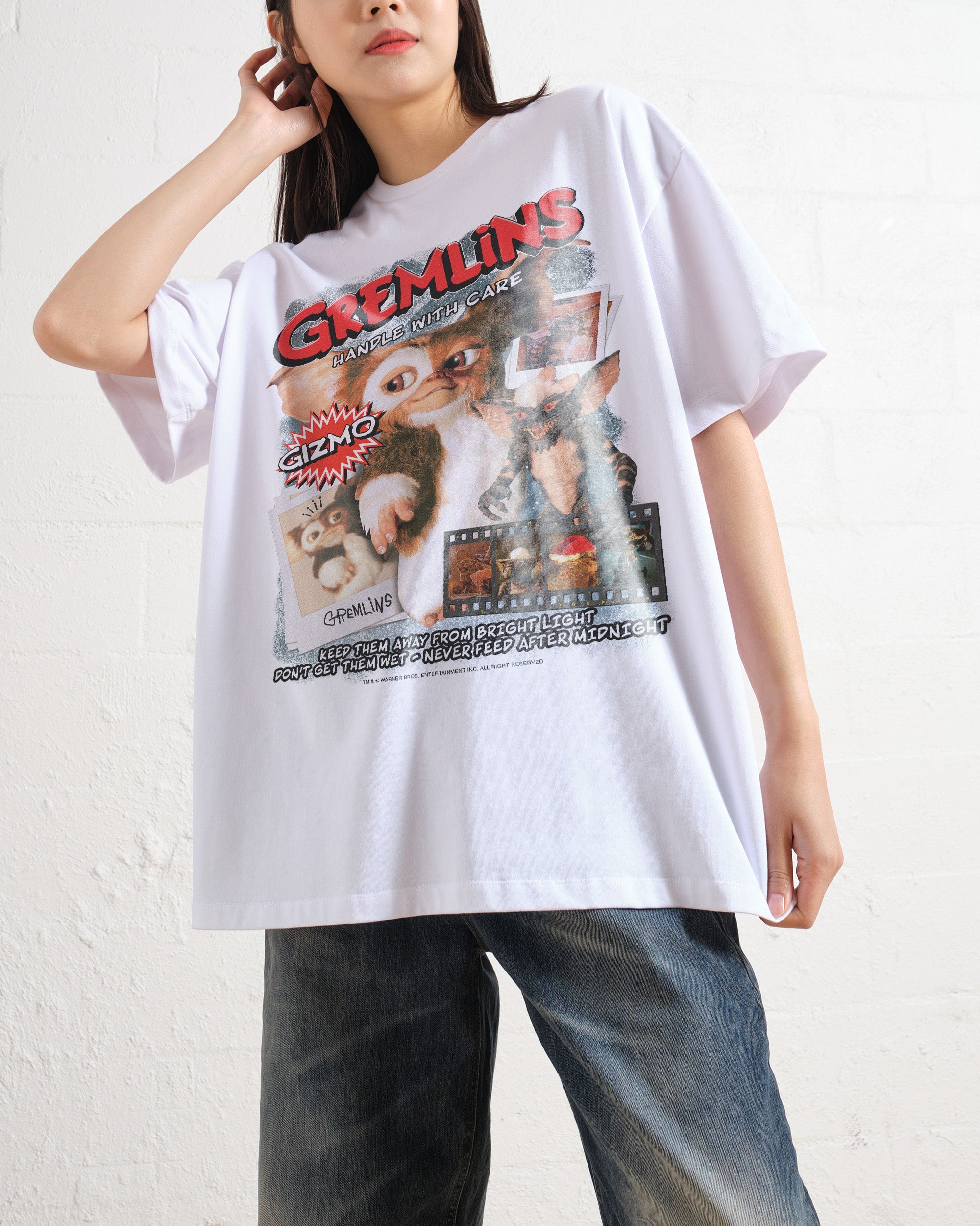 Gremlins Oversized Tee Australia Online White