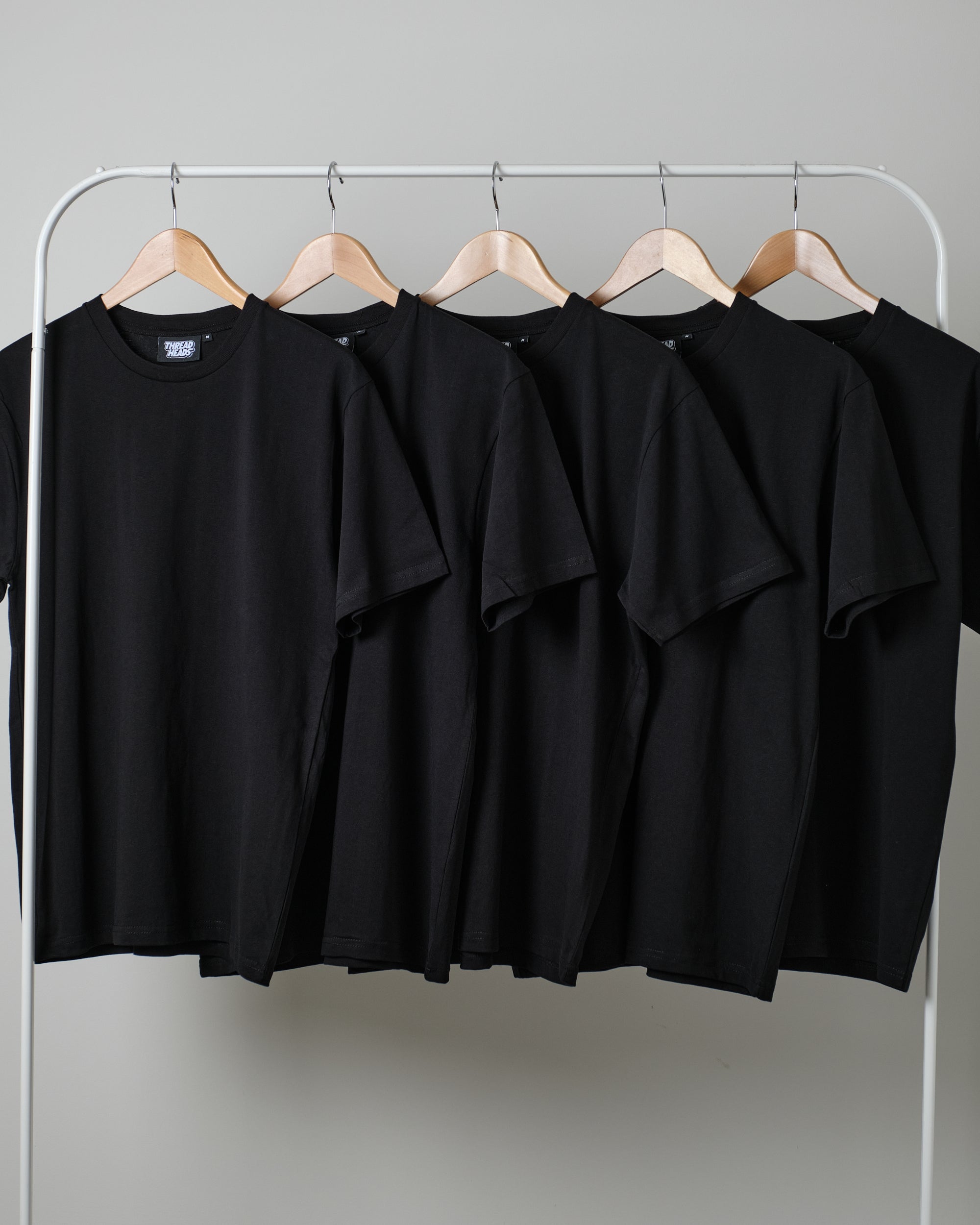 Classic Tee 5-Pack: Black