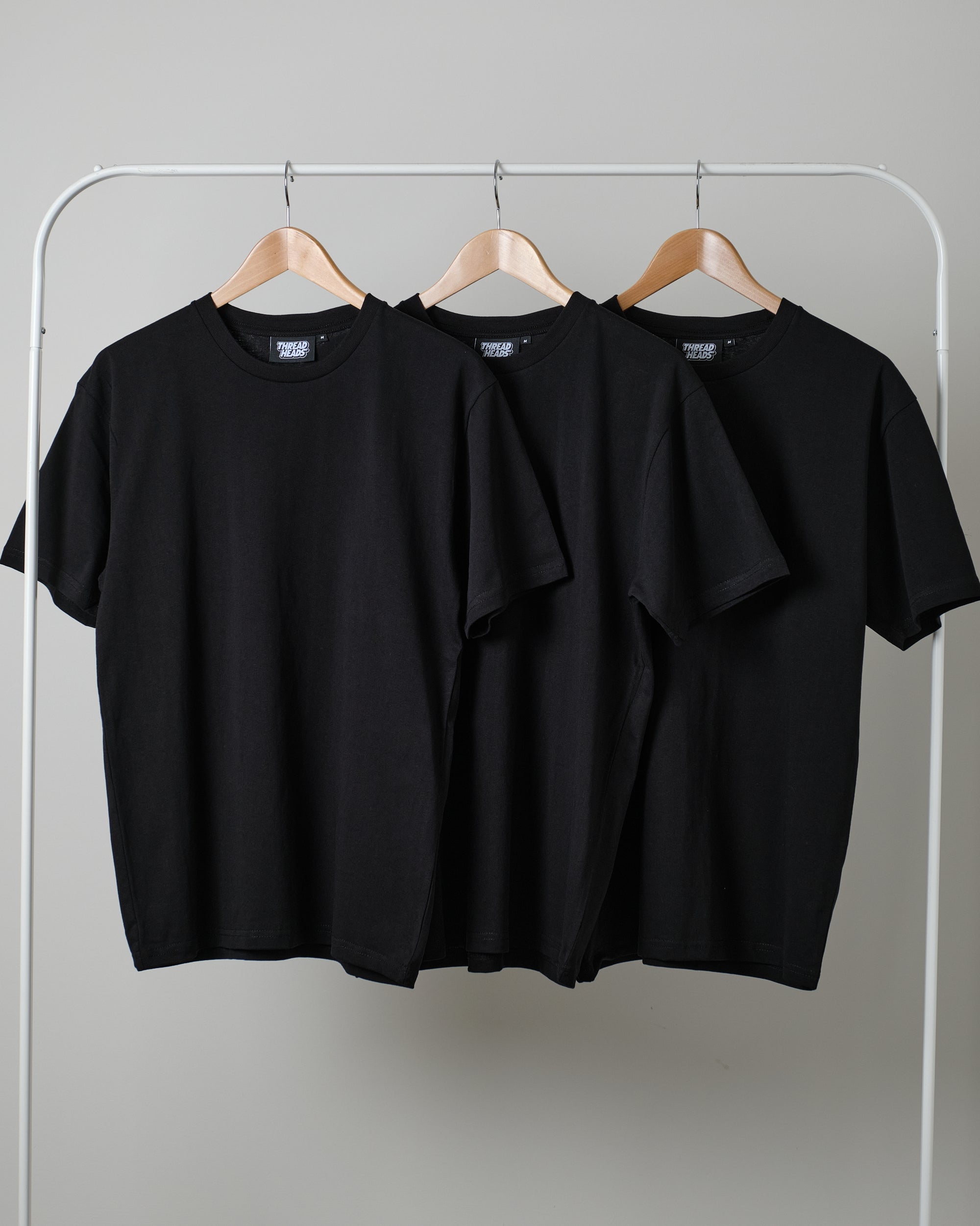 Classic Tee 3-Pack: Black Threadheads Australia - Main Image
