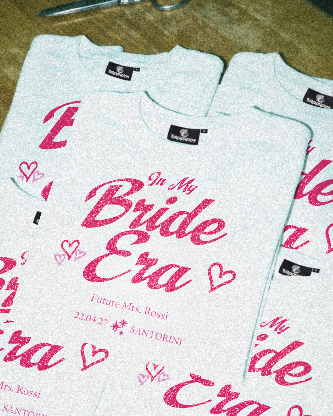 In My Bride Era Hens Custom Tee