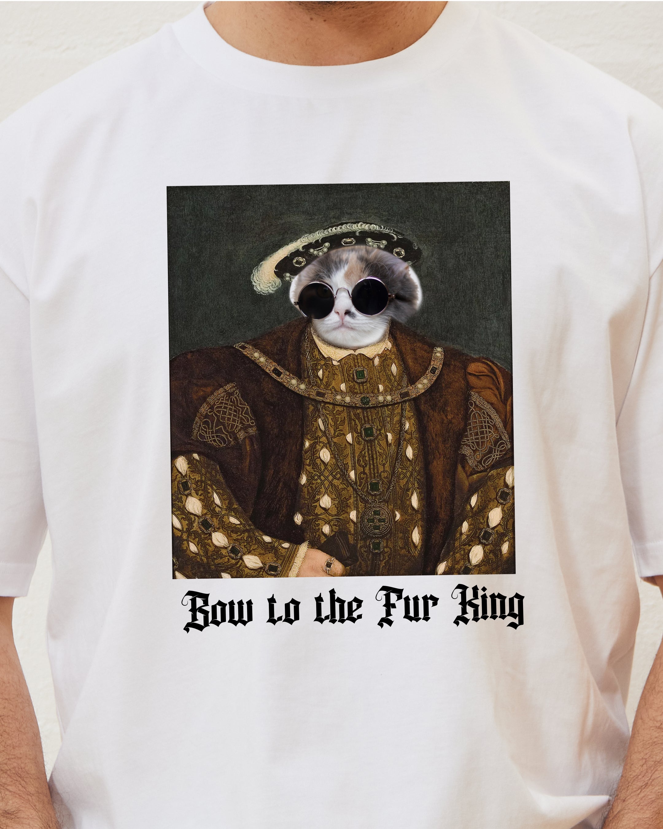 Custom royal pet portrait shirt — Threadheads