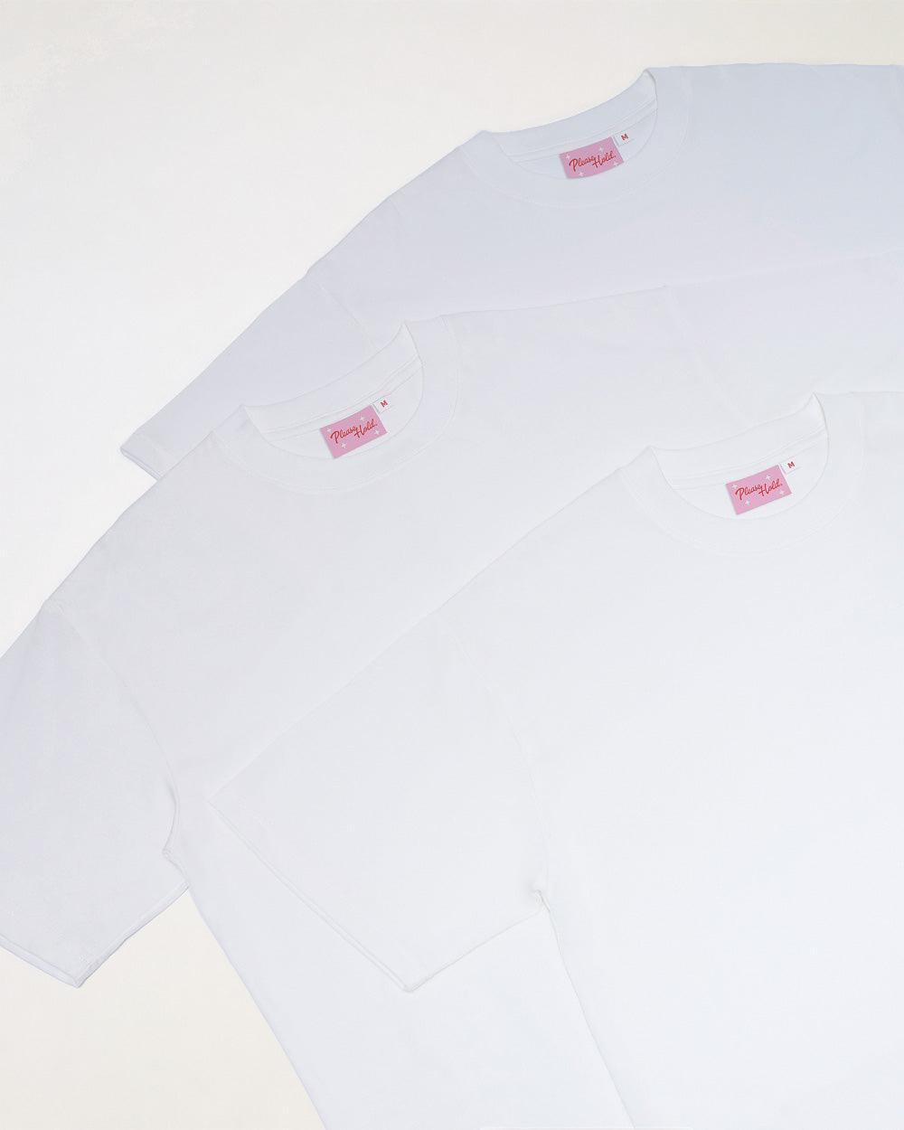Boxy Crop Tee 3-Pack: White Blank Boxy Crop Tee – view 5