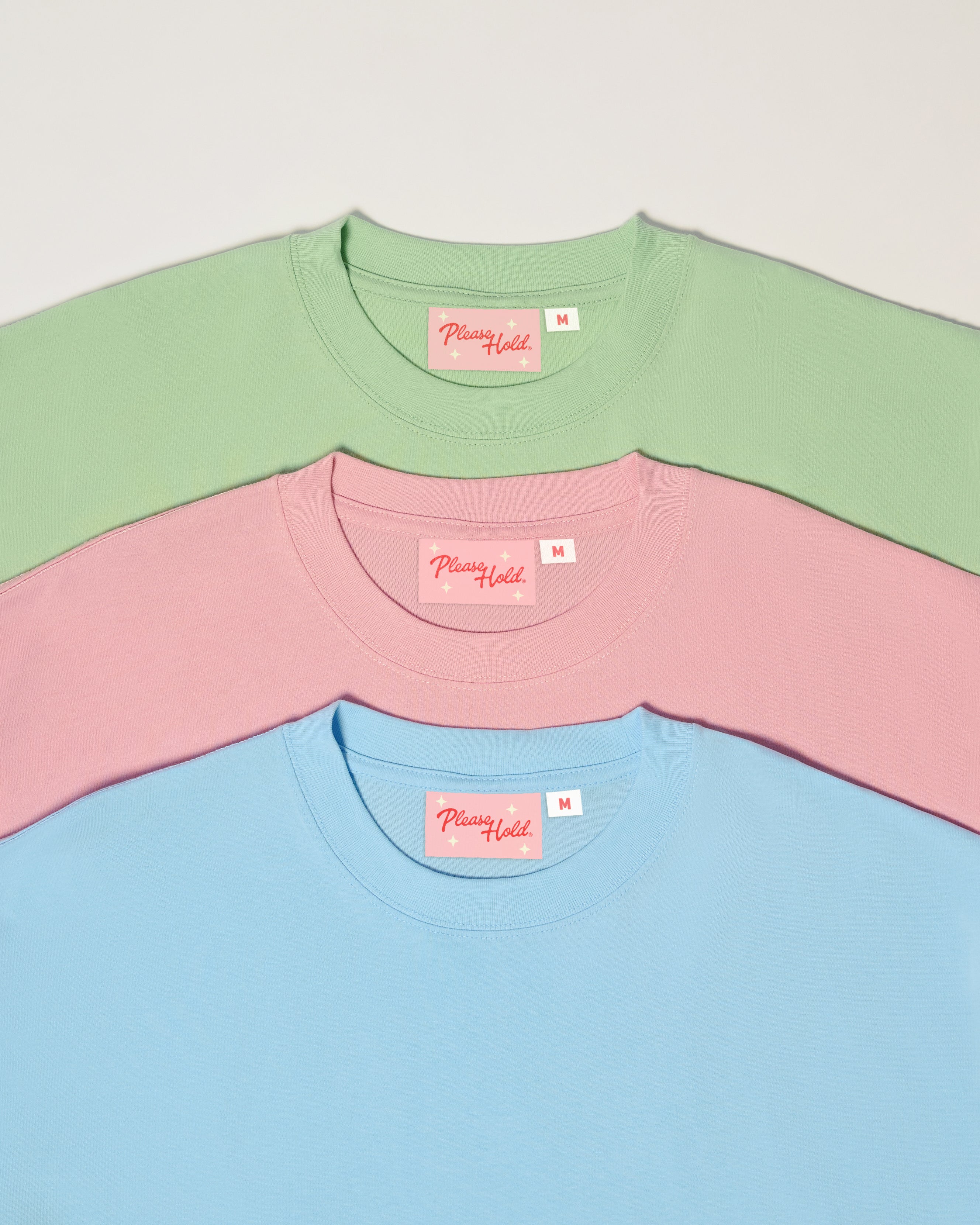 Boxy Crop Tee 3-Pack: Pistachio, Pink, Pale Blue Blank Boxy Crop Tee – view 6