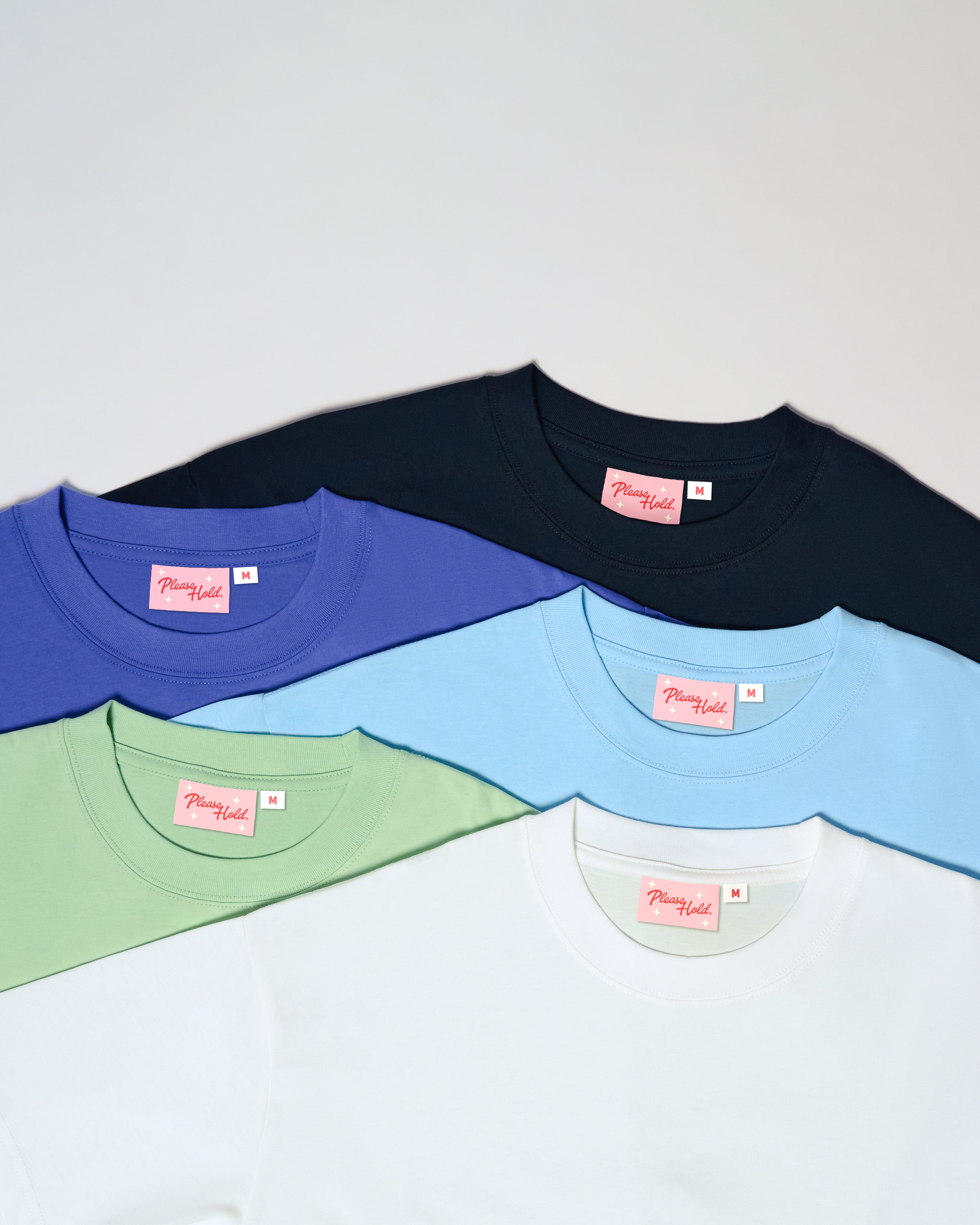 Boxy Crop Tee 5-Pack: Black, Dusk, Pale Blue, Pistachio, White Blank Boxy Crop Tee – view 9