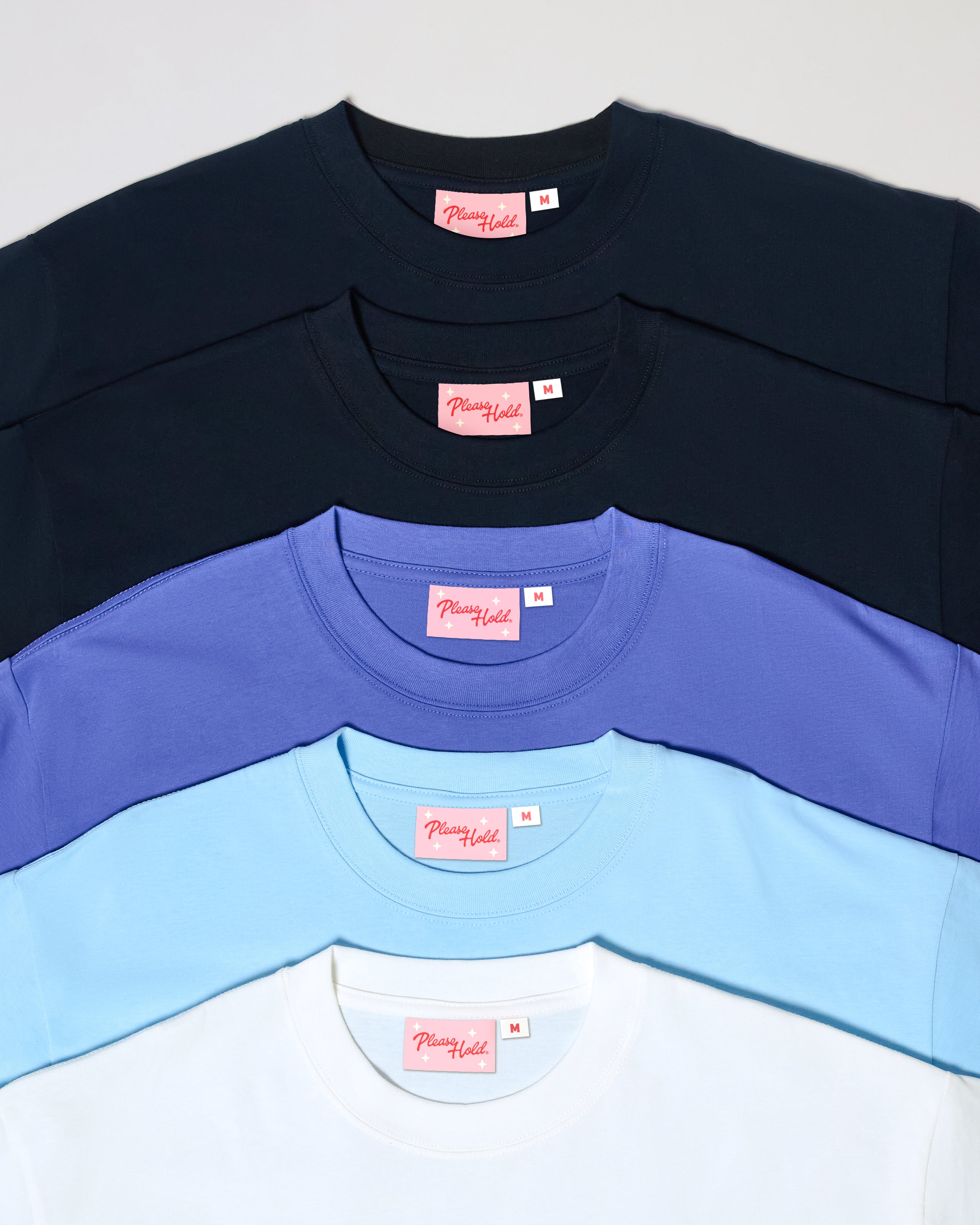 Boxy Crop Tee 5-Pack: Black, Dusk, Pale Blue, White Blank Boxy Crop Tee – view 7