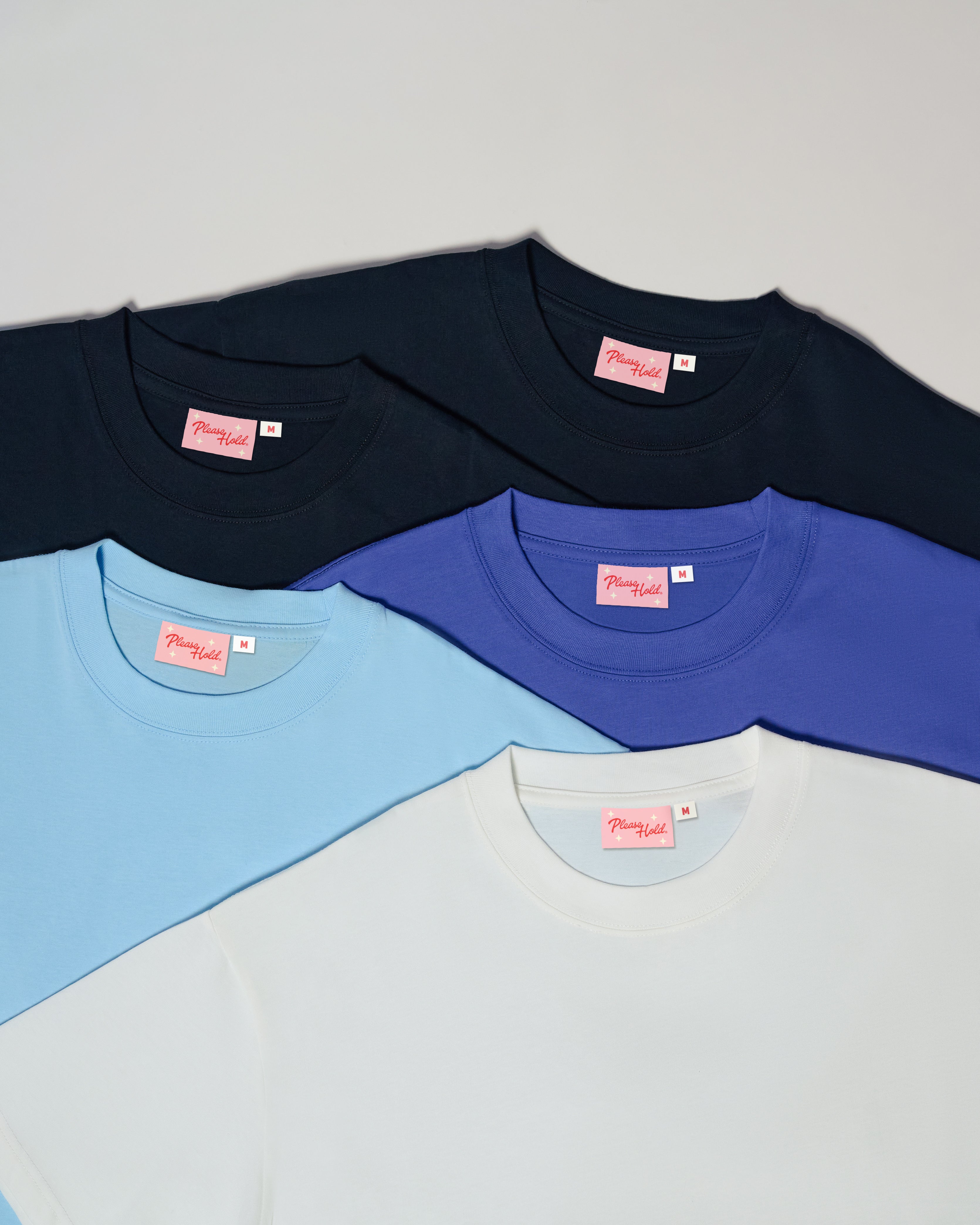 Boxy Crop Tee 5-Pack: Black, Dusk, Pale Blue, White Blank Boxy Crop Tee – view 8