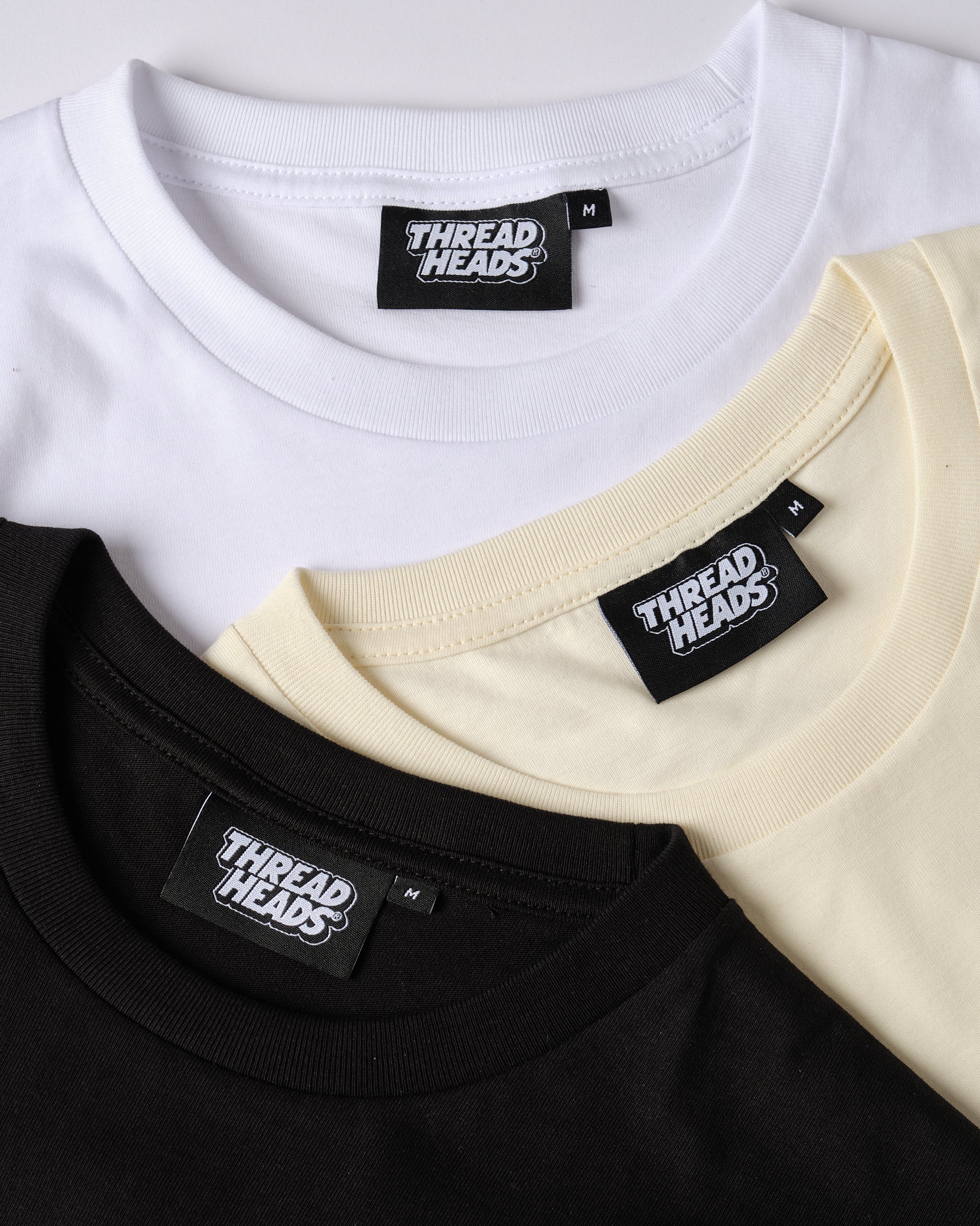 Classic Tee 3-Pack: Black, Natural & White Australia Online