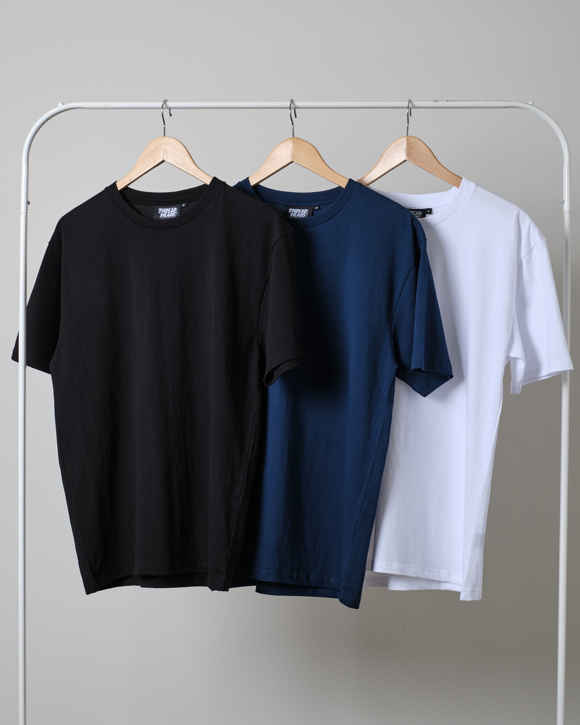 Classic Tee 3-Pack: Black, Navy, White Australia Online
