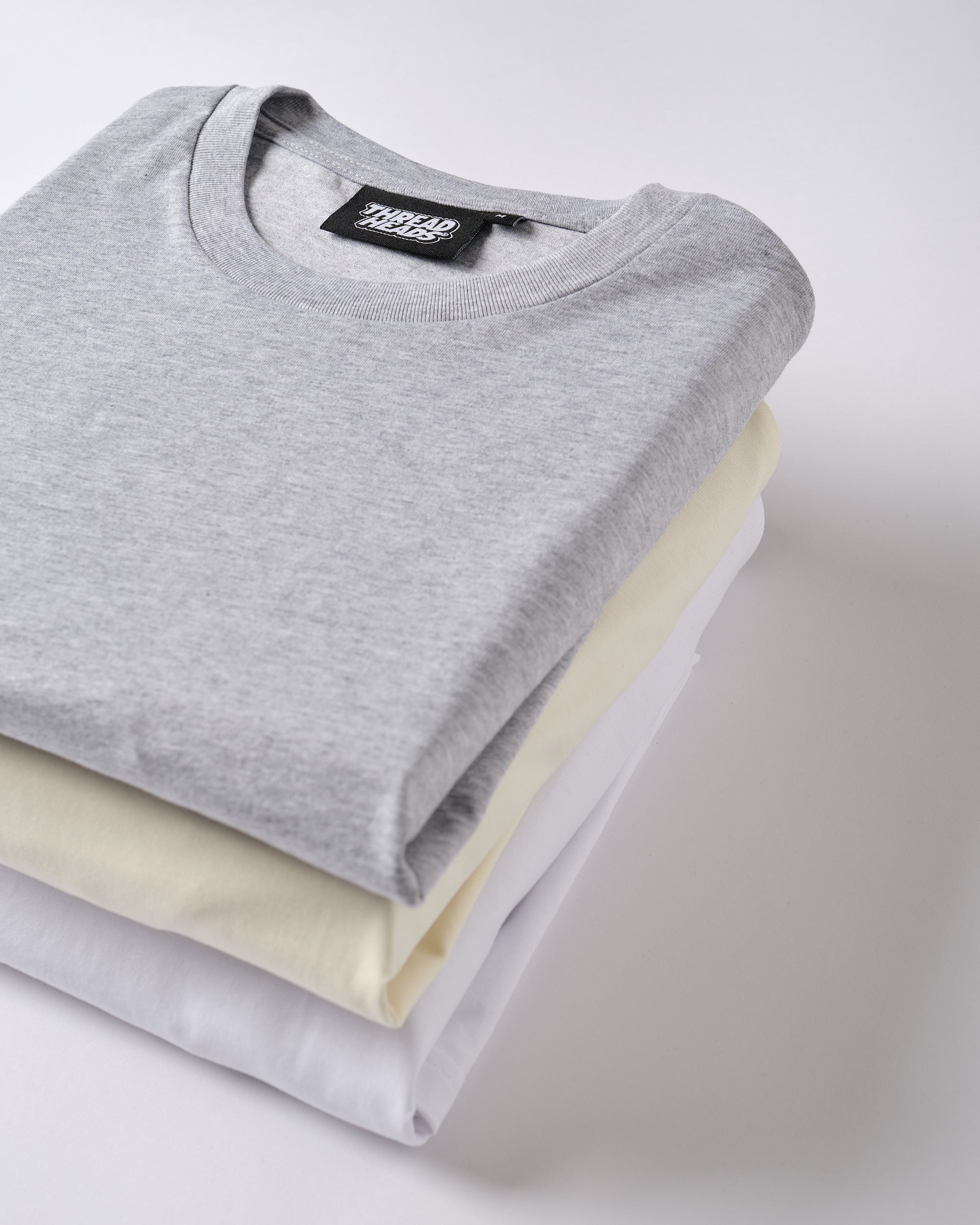 Classic Tee 3-Pack: Grey, Natural, White Australia Online