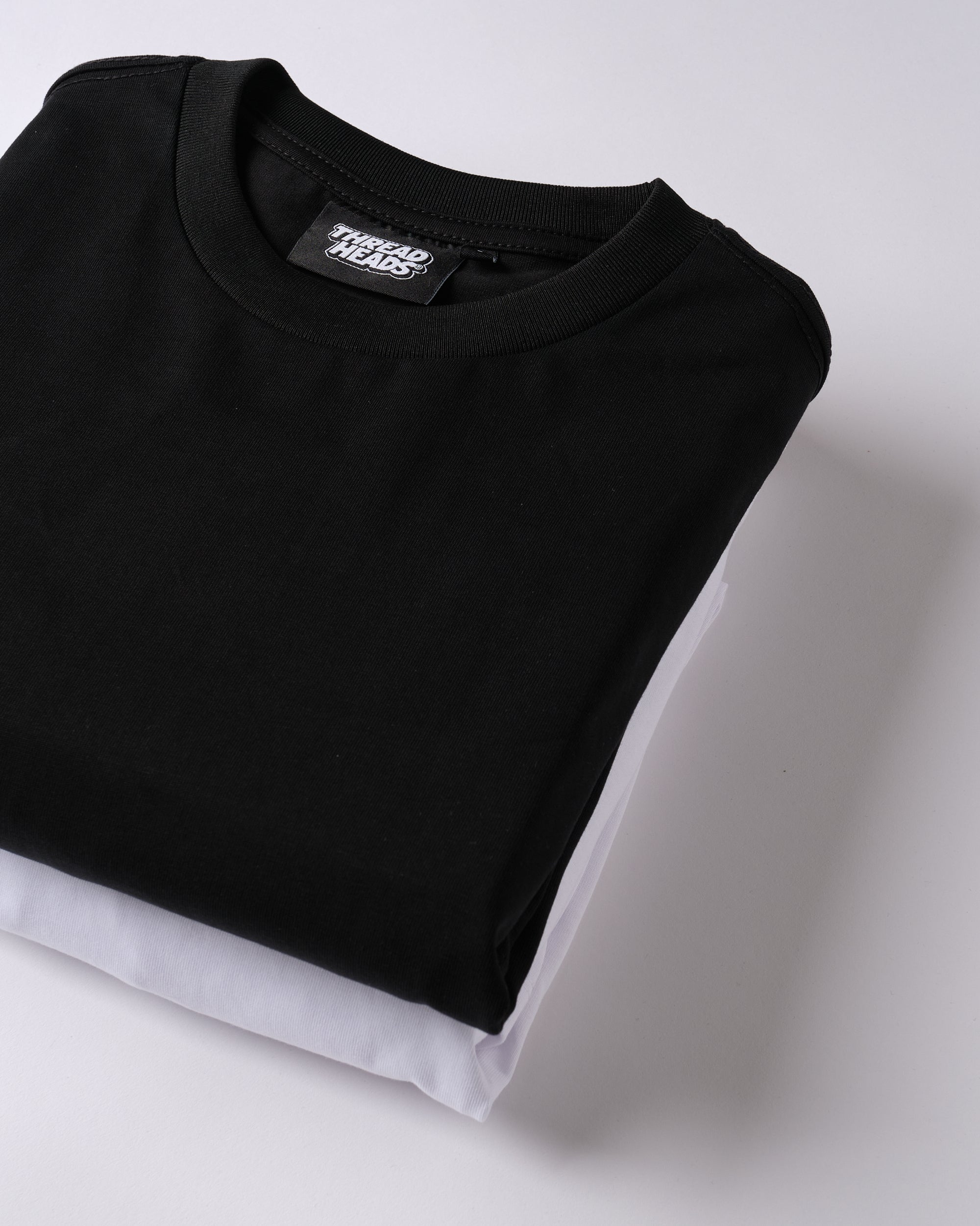 Oversized Tee 2-Pack: Black, White