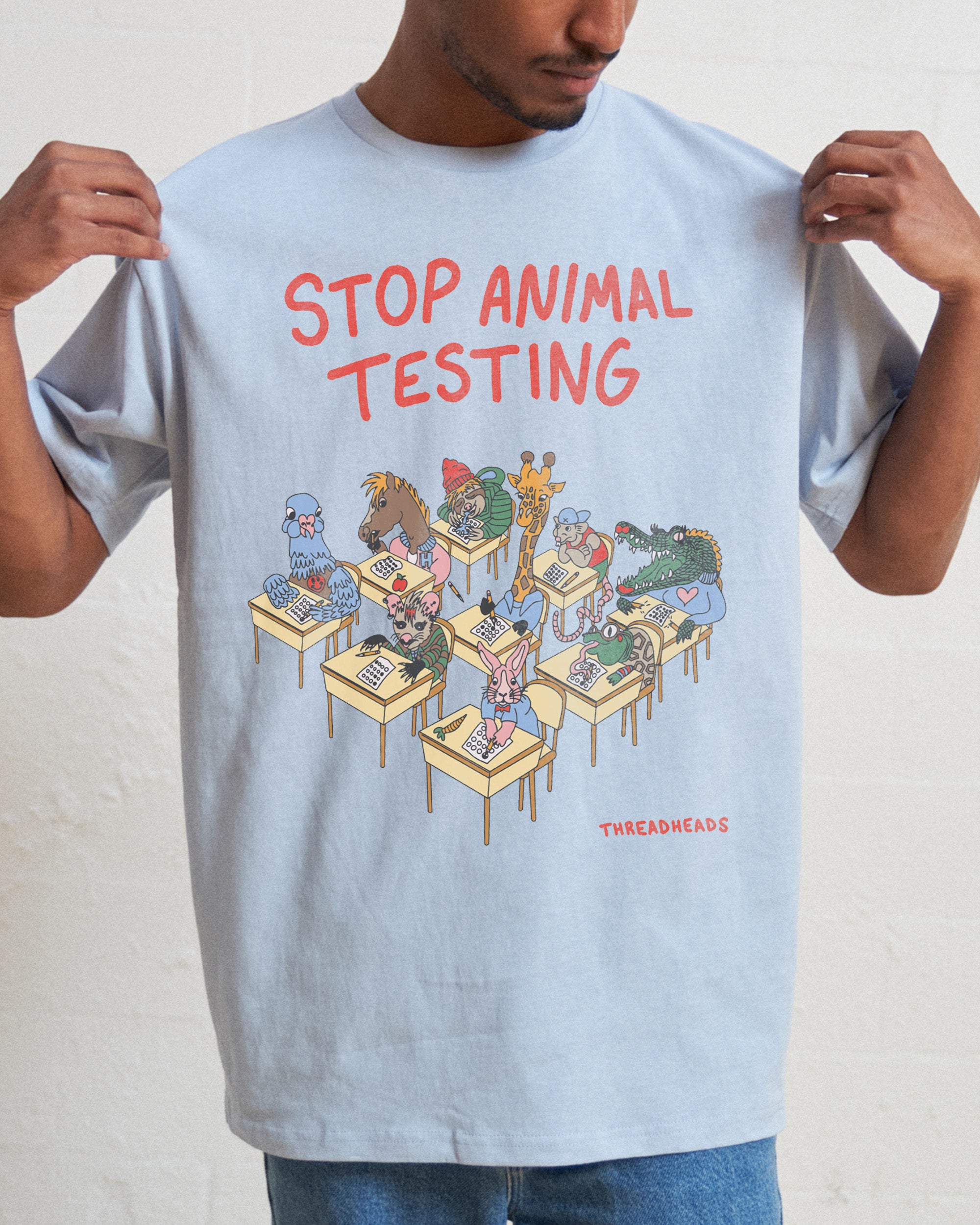 Stop Animal Testing T-Shirt Australia Online