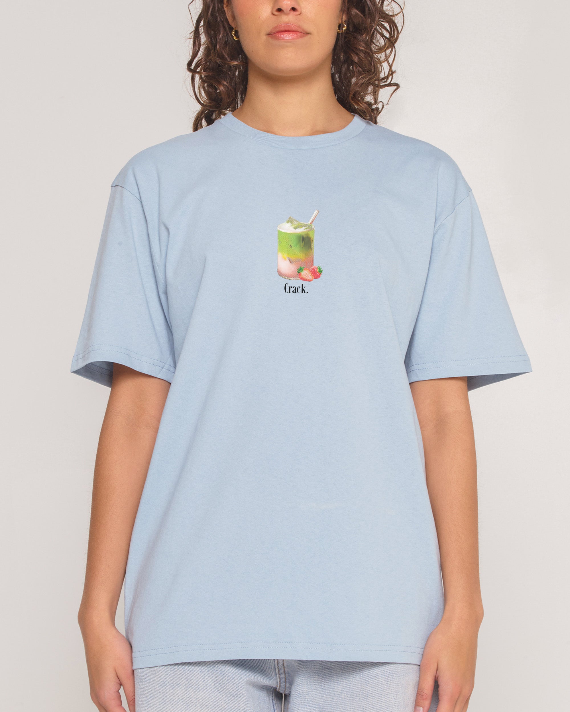 Matcha Crack Pale Blue T-Shirt