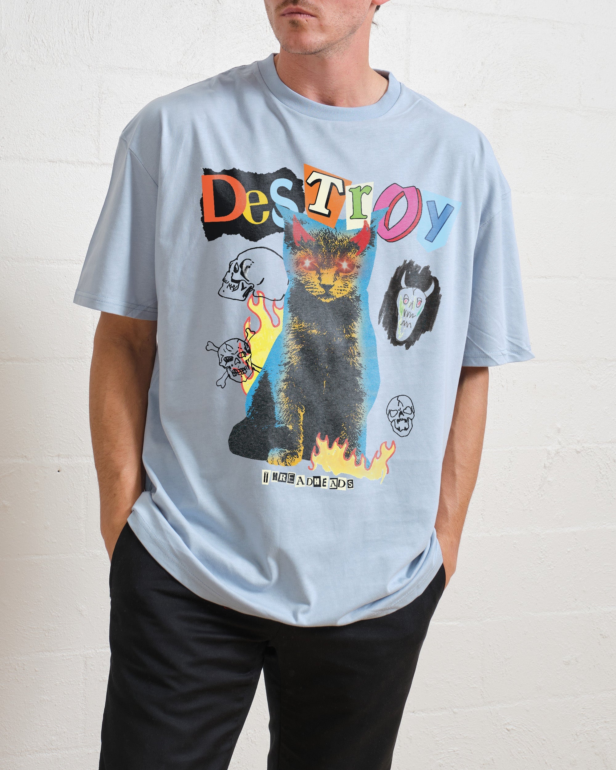 Destroy Cat T-Shirt Australia Online