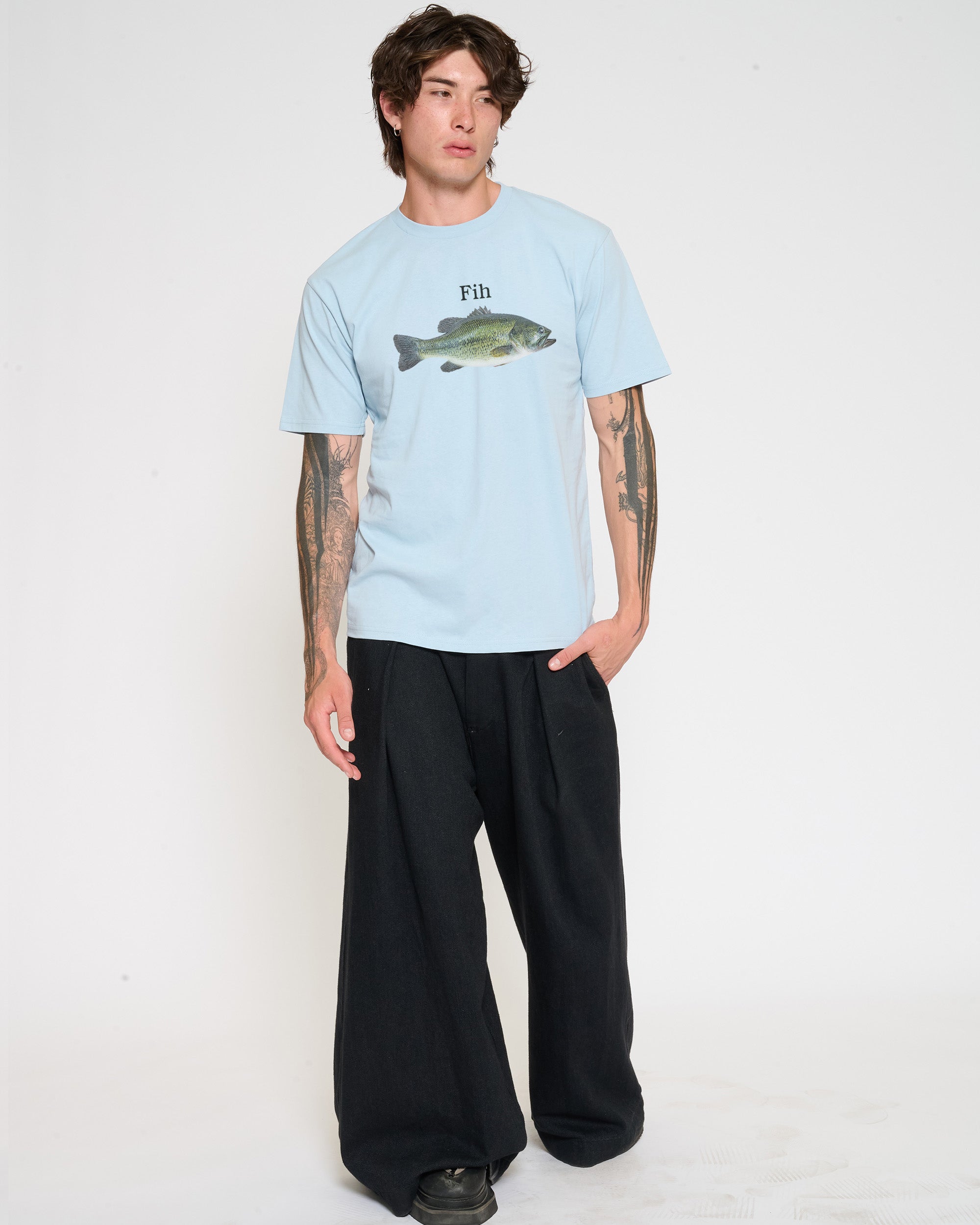 Fih Pale Blue T-Shirt
