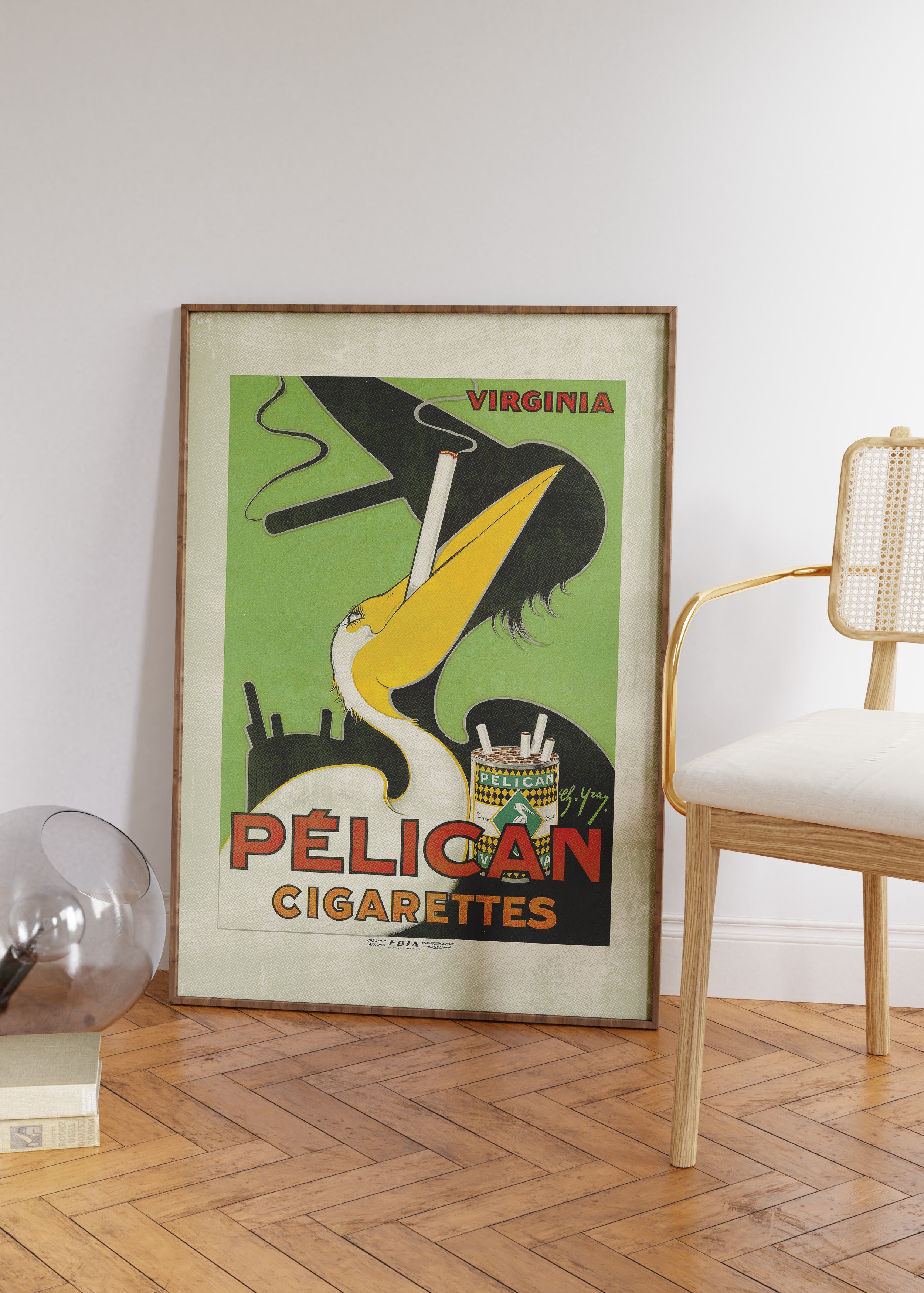 Pelican Cigarettes Art Print Australia Online