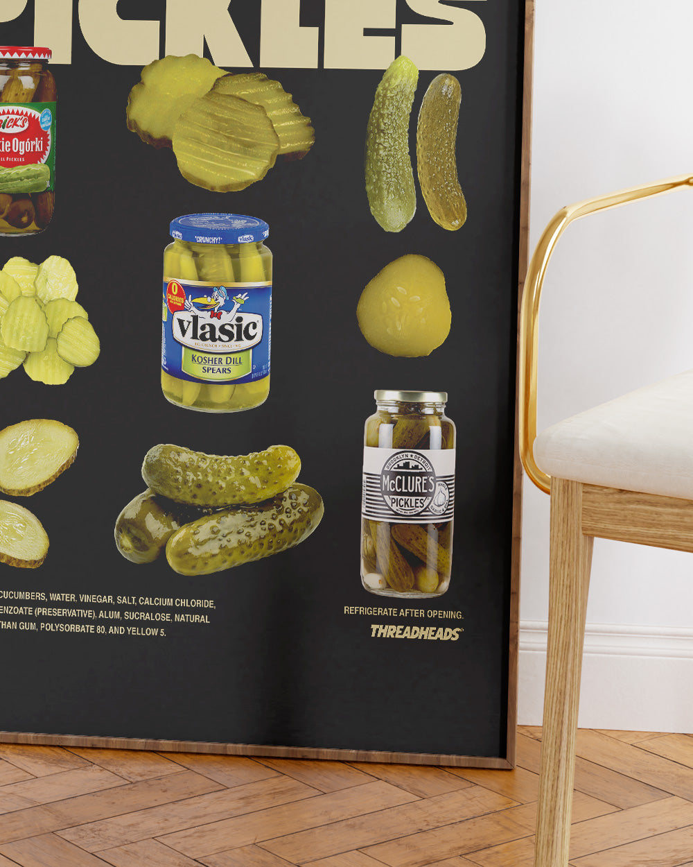 The Pickles Art Print #colour_Black