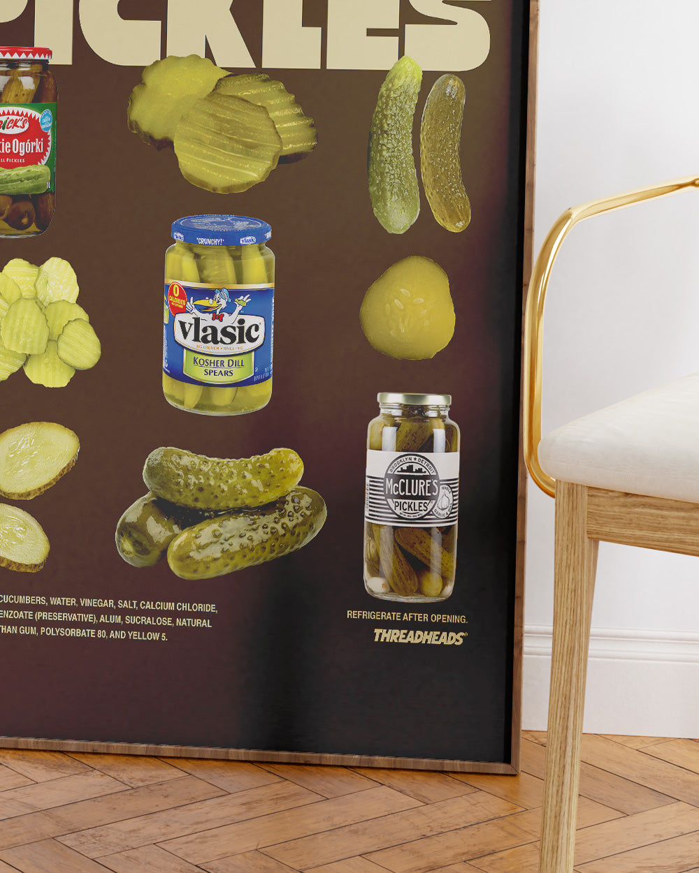 The Pickles Art Print #colour_Brown
