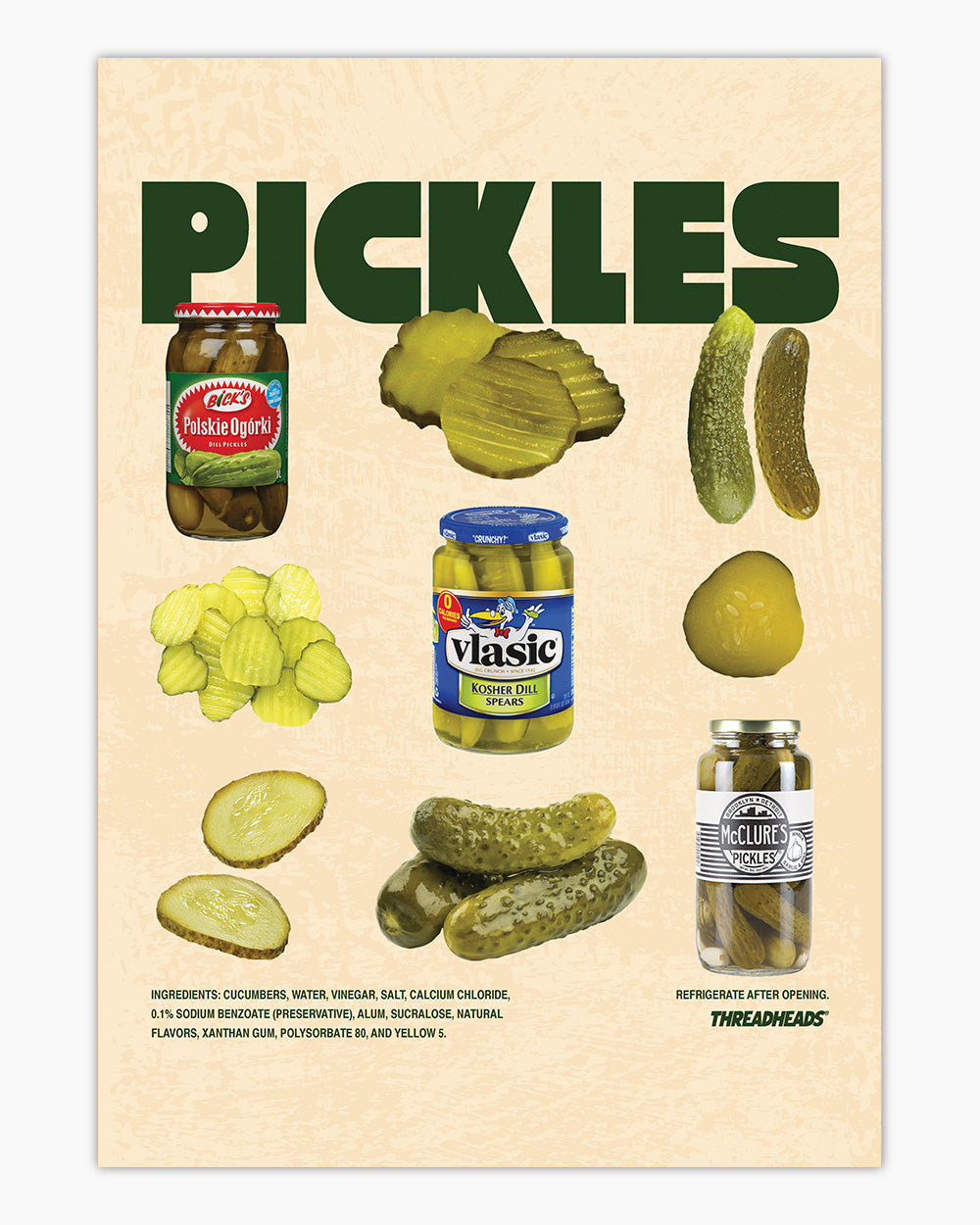 The Pickles Art Print #colour_Natural