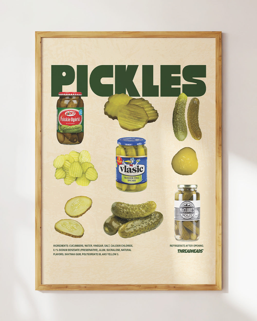 The Pickles Art Print #colour_Natural