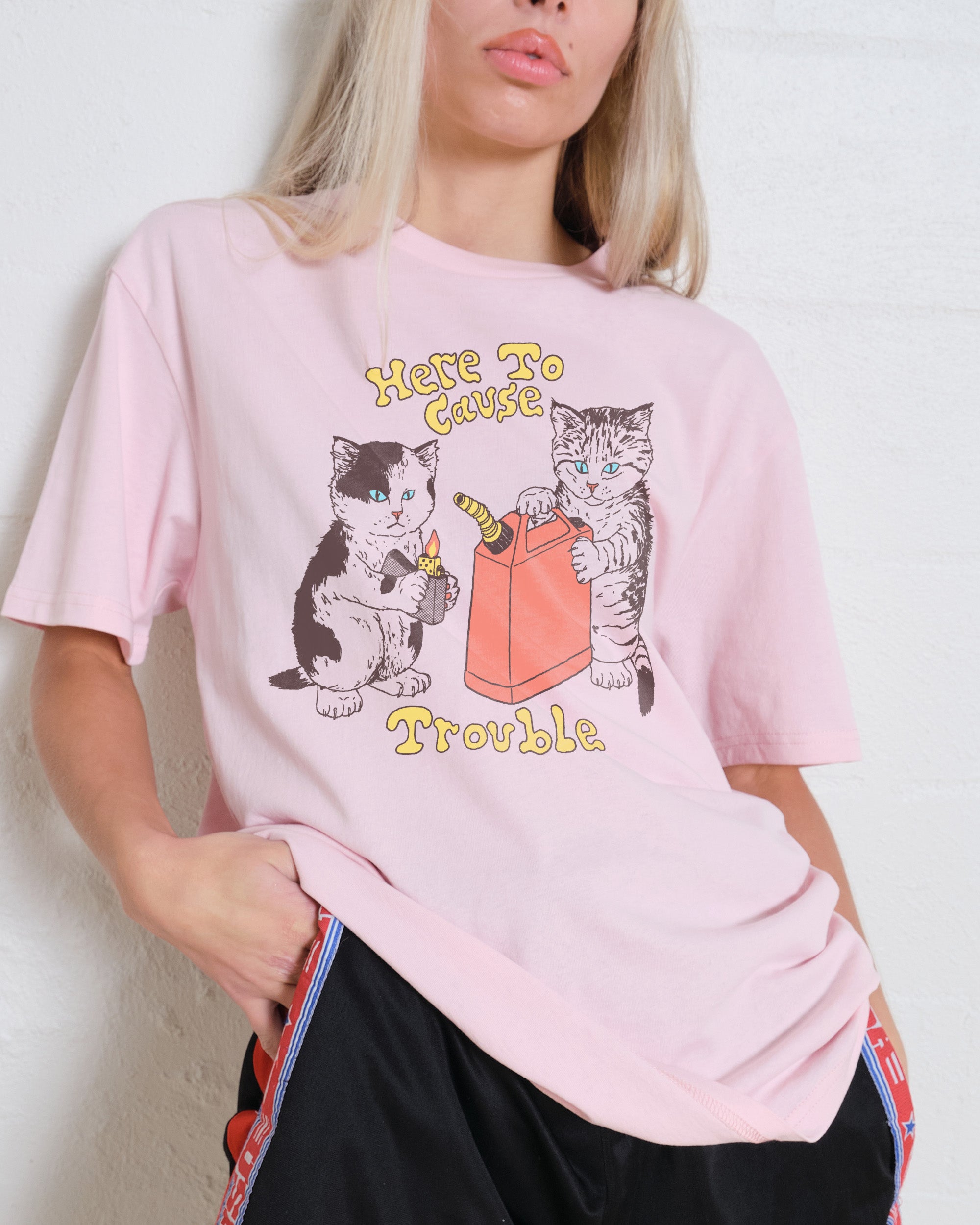 Here to Cause Trouble T-Shirt Australia Online