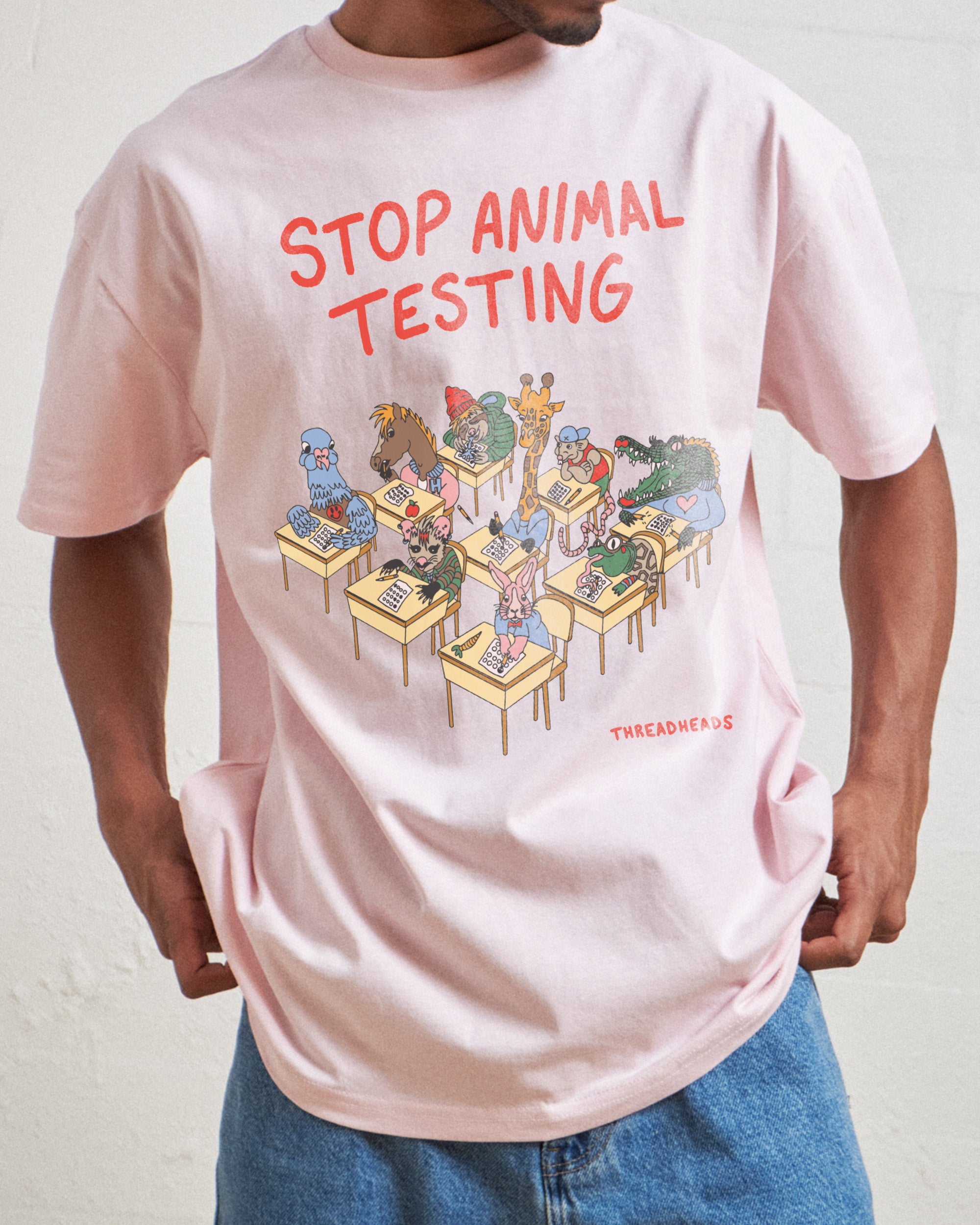 Stop Animal Testing T-Shirt Australia Online