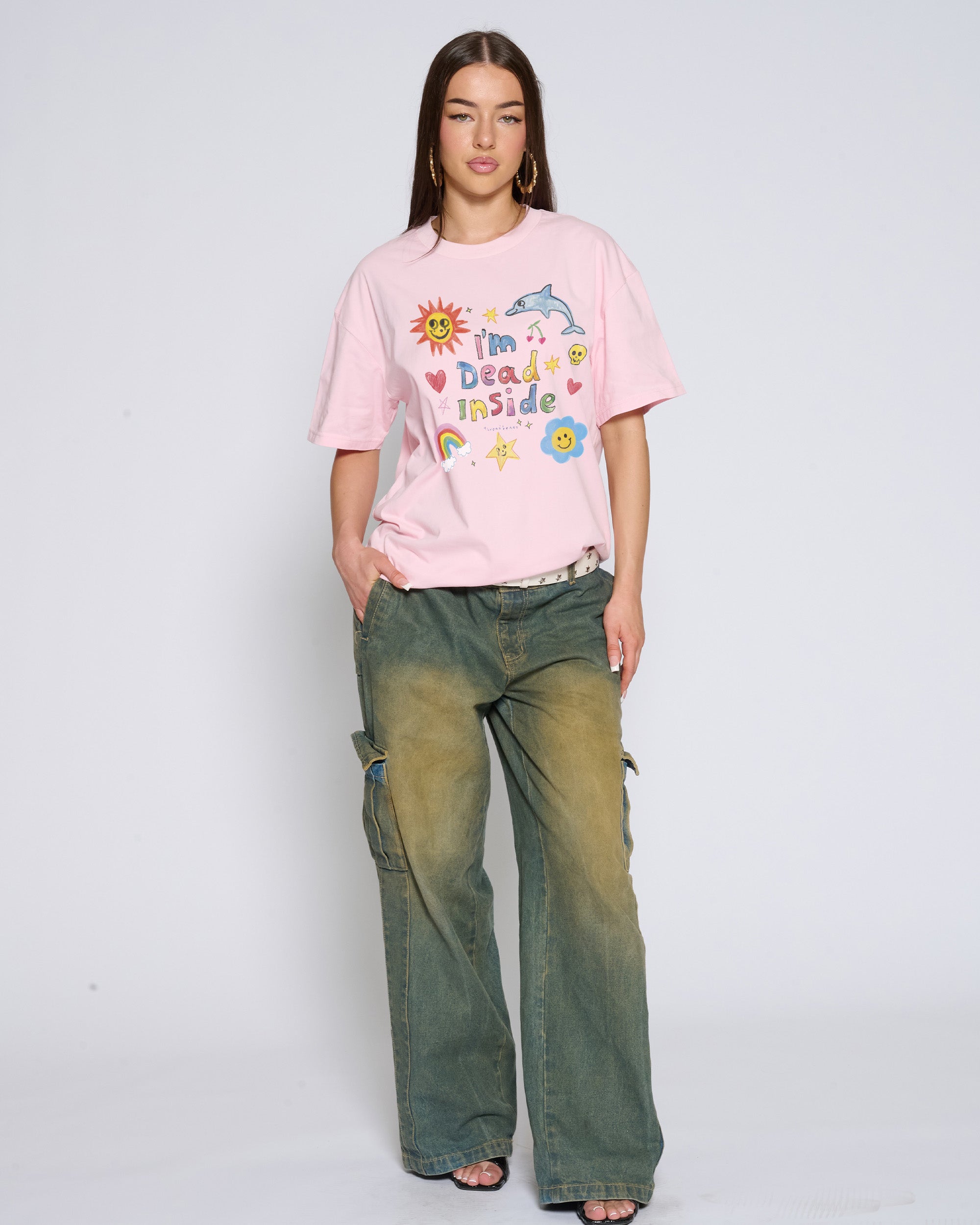 I’m Dead Inside Pink T-Shirt
