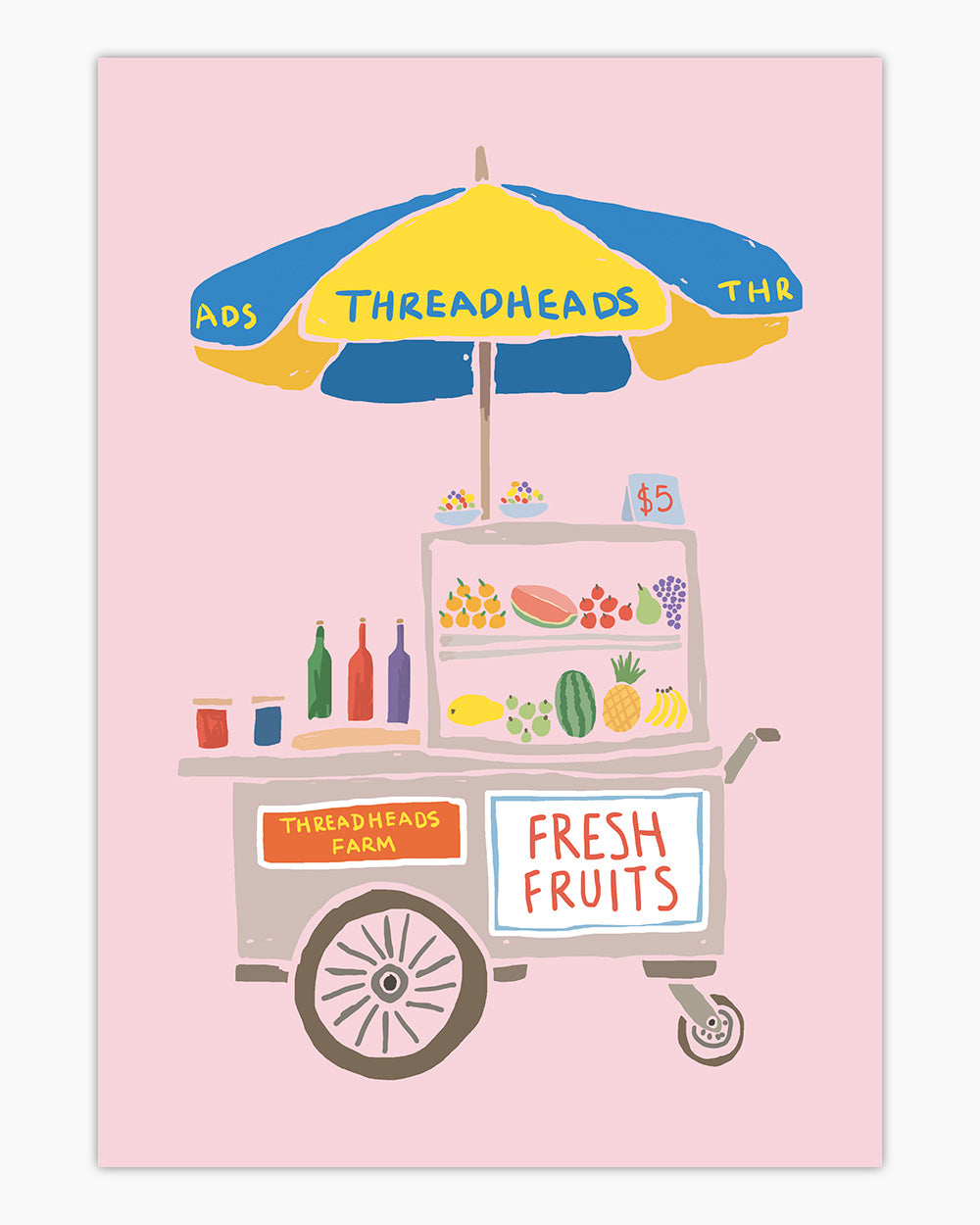 Fresh Fruits Art Print Threadheads Australia Online